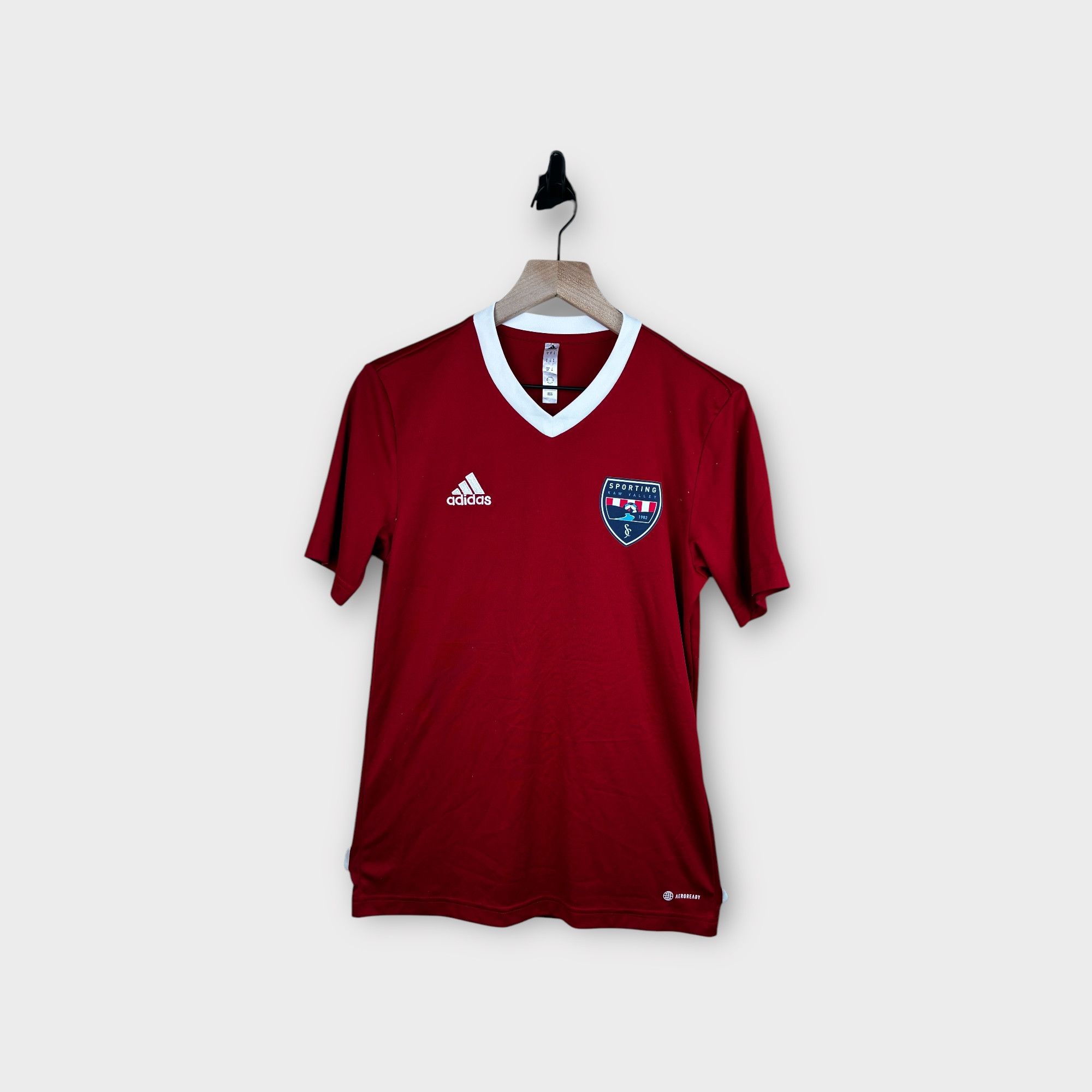 Adidas Vintage Sporting Kaw Valley #89 Adidas Soccer Jersey Size US S / EU 44-46 / 1 - 1 Thumbnail