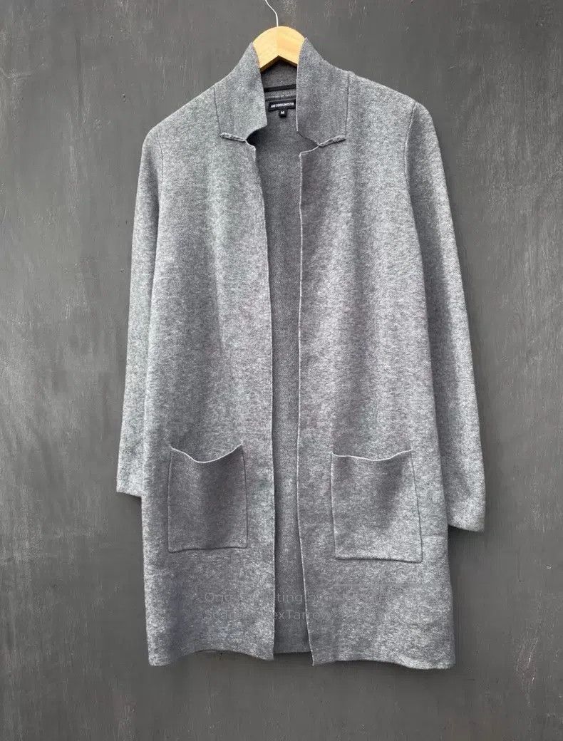 Ann Demeulemeester Ann Demeulemeester Grey Loose Wool Cardigan Jacket Size M / US 6-8 / IT 42-44 - 1 Thumbnail