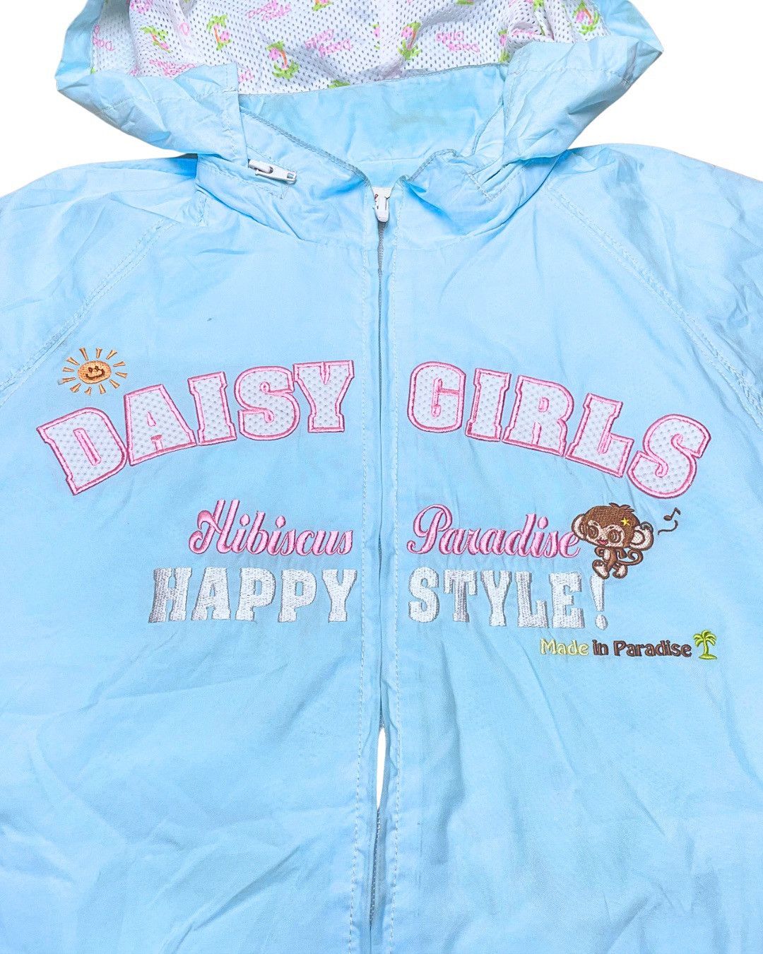 Japanese Brand Daisy Lovers Hibiscus Paradise Happy Style Light Jacket Size M / US 6-8 / IT 42-44 - 3 Thumbnail