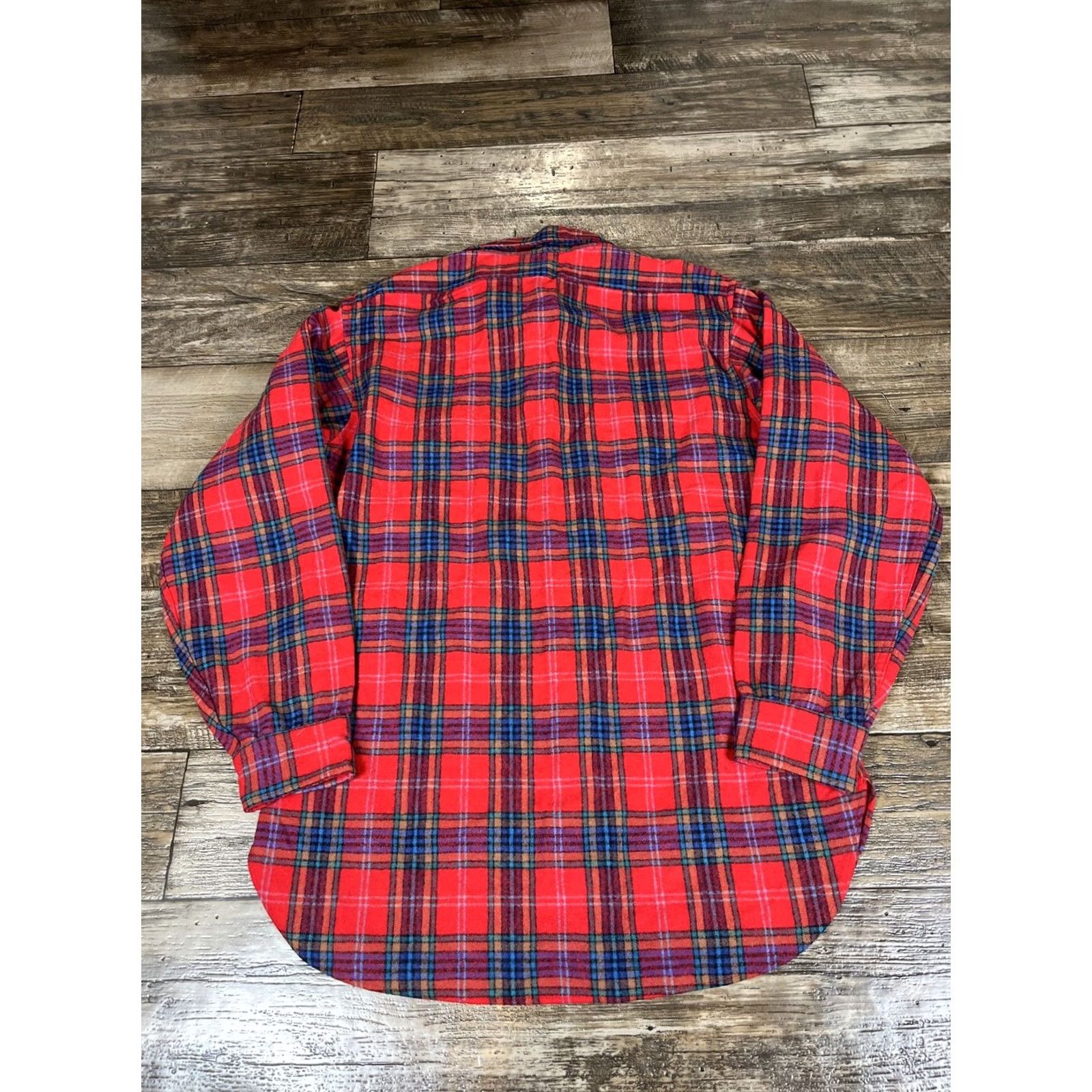 Pendleton Vintage Pendleton Flannel Shirt Mens M Red Virgin Wool Long Sleeve USA 90s Size US M / EU 48-50 / 2 - 6 Thumbnail
