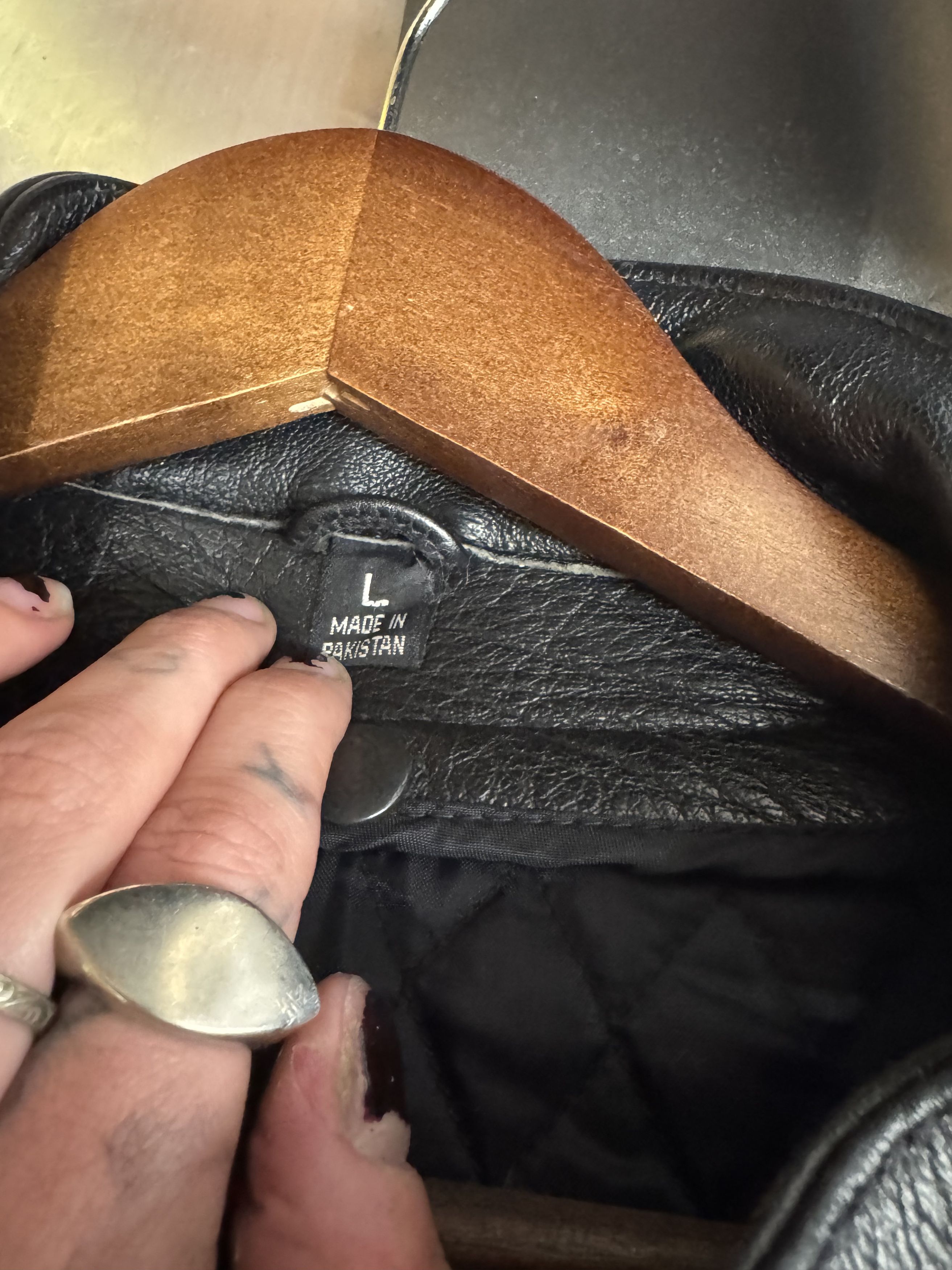 Other Leather Apparel Jacket Size US L / EU 52-54 / 3 - 6 Thumbnail