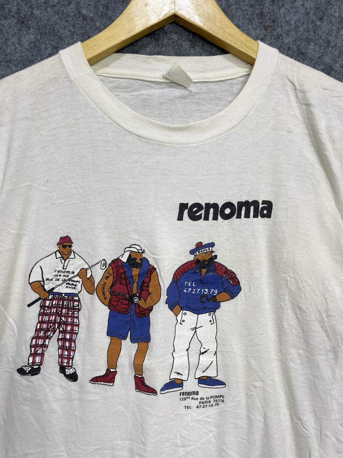 Renoma Vintage 90s Renoma Promo T-Shirt Size US M / EU 48-50 / 2 - 2 Thumbnail