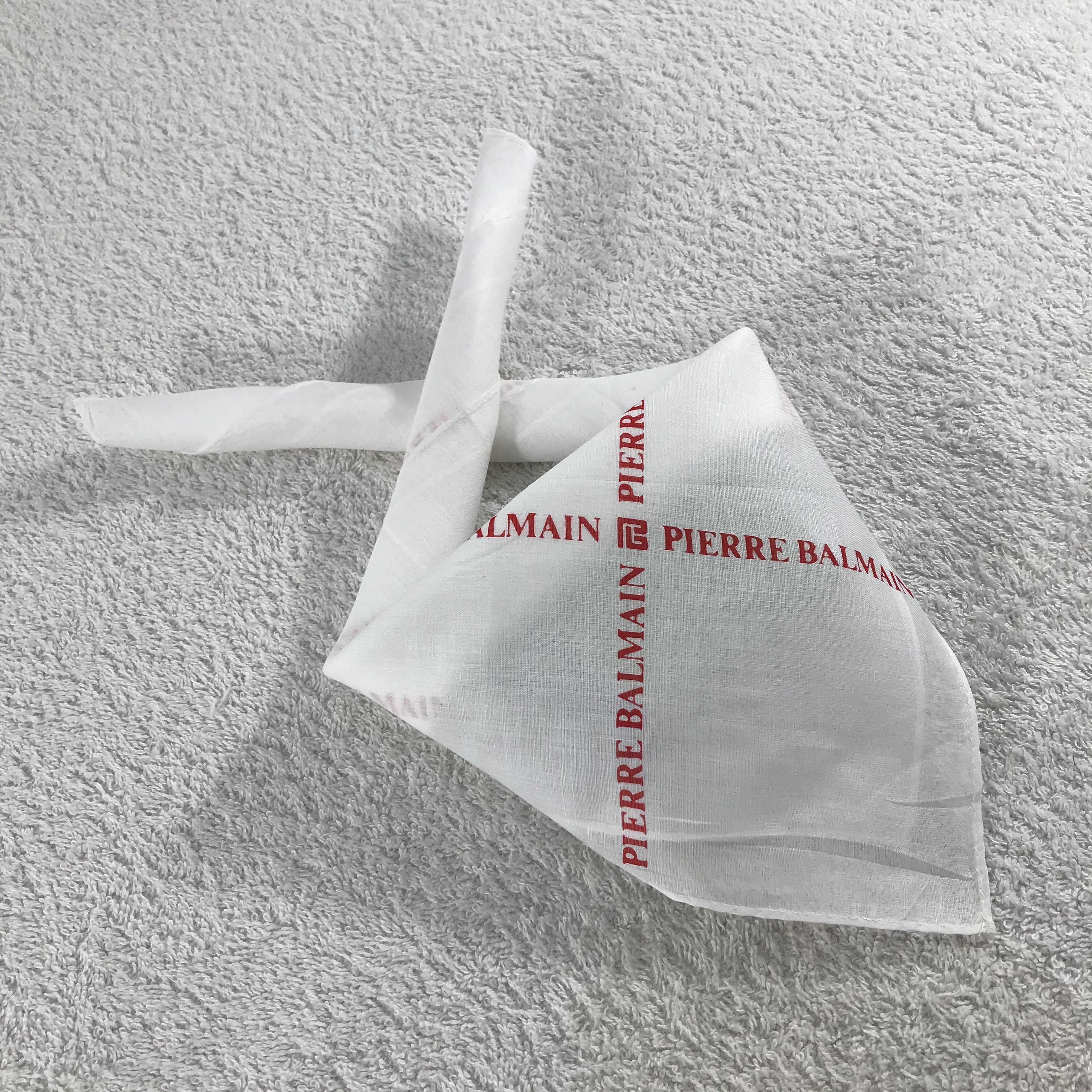 Pierre Balmain × Vintage Pierre Balmain Bandana / Handkerchief / Neckerchief - S098 Size ONE SIZE - 4 Thumbnail