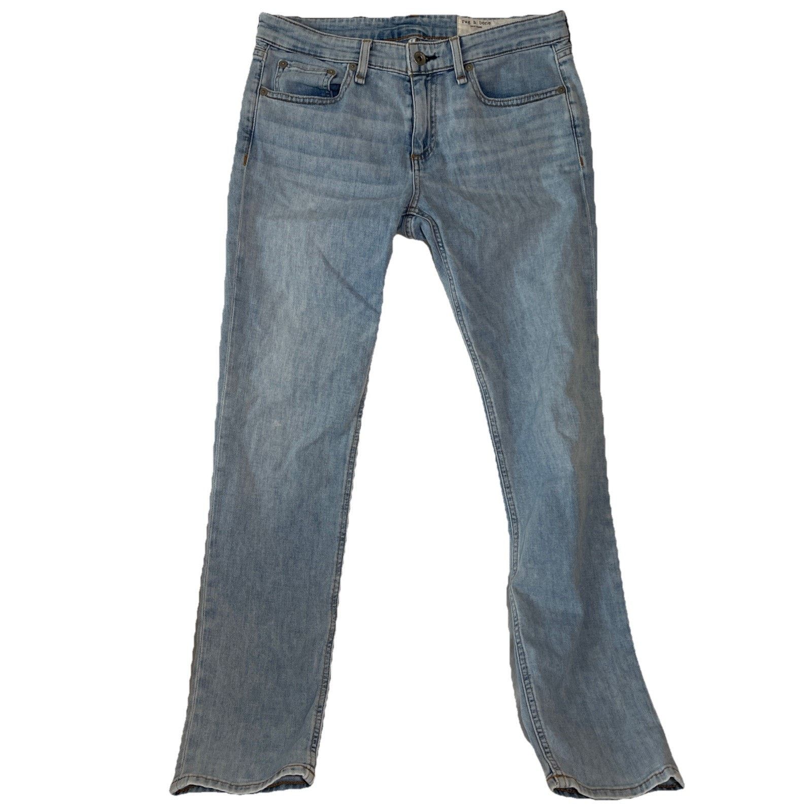 Rag & Bone Rag & Bone Dre Low Rise Slim Boyfriend Jeans in JADE Size 26 Size 26" / US 2 / IT 38 - 1 Thumbnail