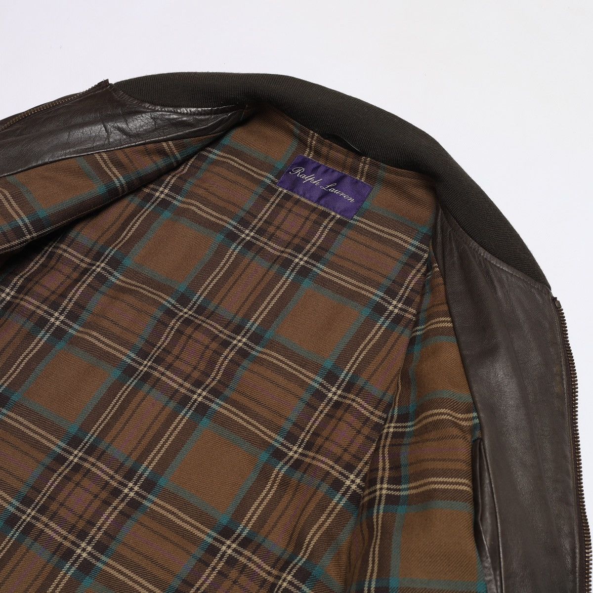 Ralph Lauren Purple Label Ralph Lauren Purple Label Lambskin Leather Bomber Jacket Size US M / EU 48-50 / 2 - 13 Thumbnail