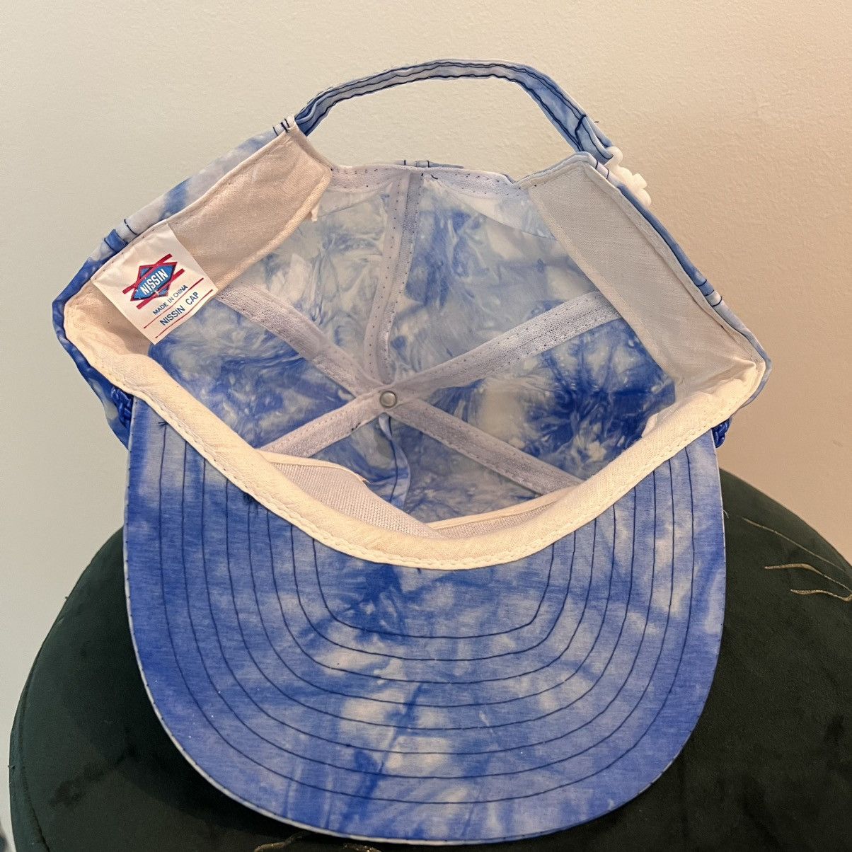 Other Vintage North Texas Savings Slide Buckle Blue Nissin Hat Size ONE SIZE - 5 Thumbnail