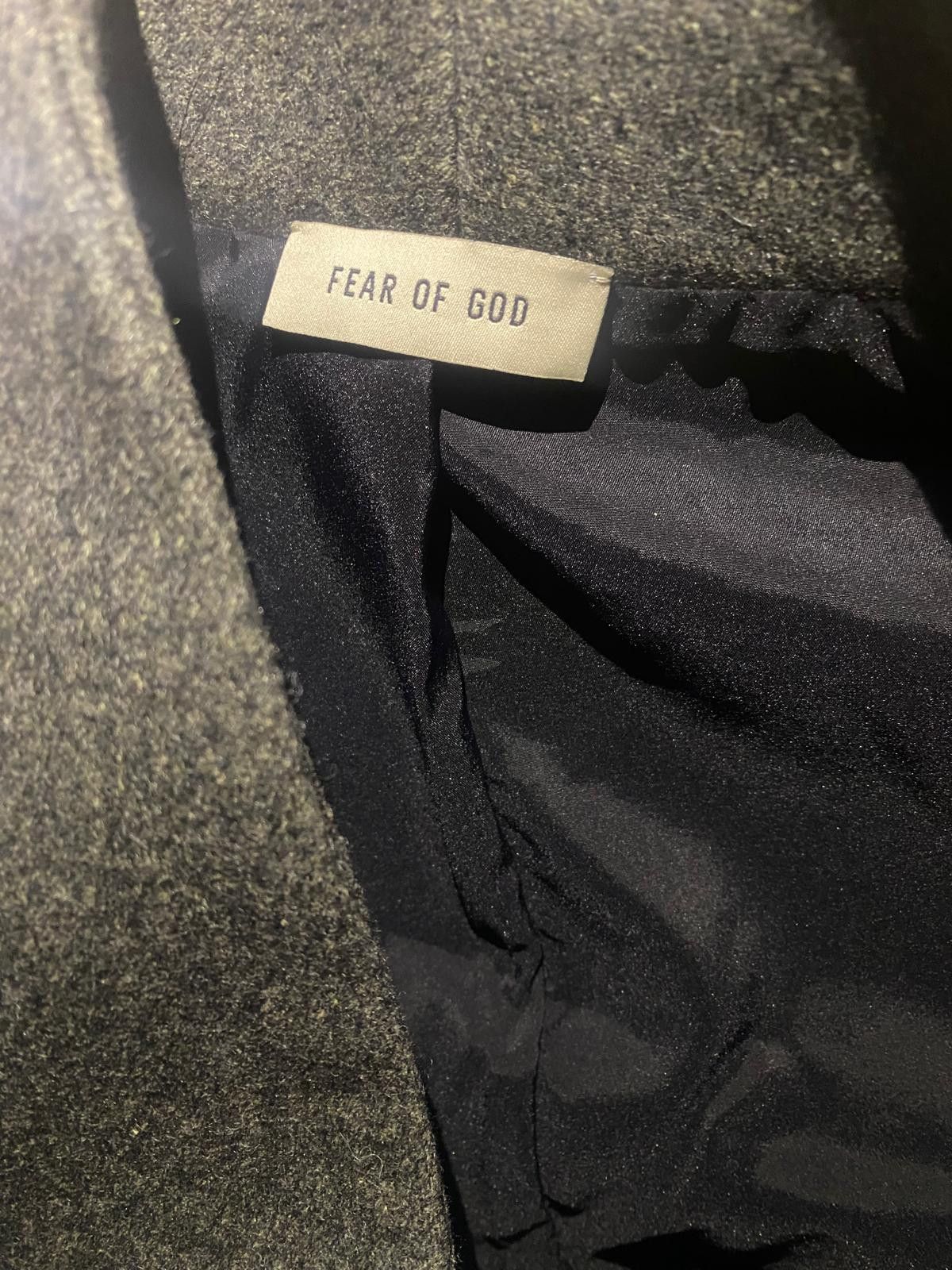 Fear of God Military Wool Lapelless Coat - Fear of God Size US S / EU 44-46 / 1 - 7 Thumbnail