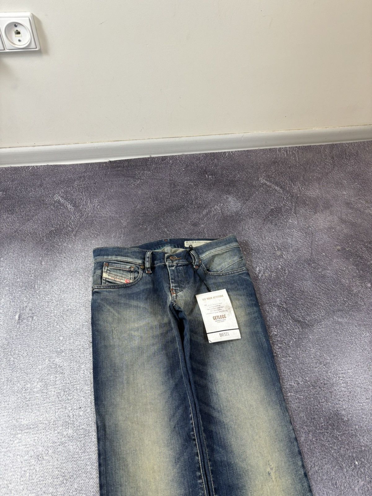 Diesel Diesel Getlegg NWT Women’s Slim Skinny Blue Denim Jeans Size 25" / US 0 / IT 36 - 4 Thumbnail