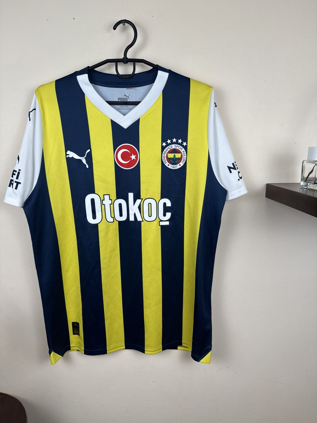 Puma Fenerbahce 2023 2024 Jersey Puma Home Kit Football Soccer M Size US M / EU 48-50 / 2 - 5 Thumbnail