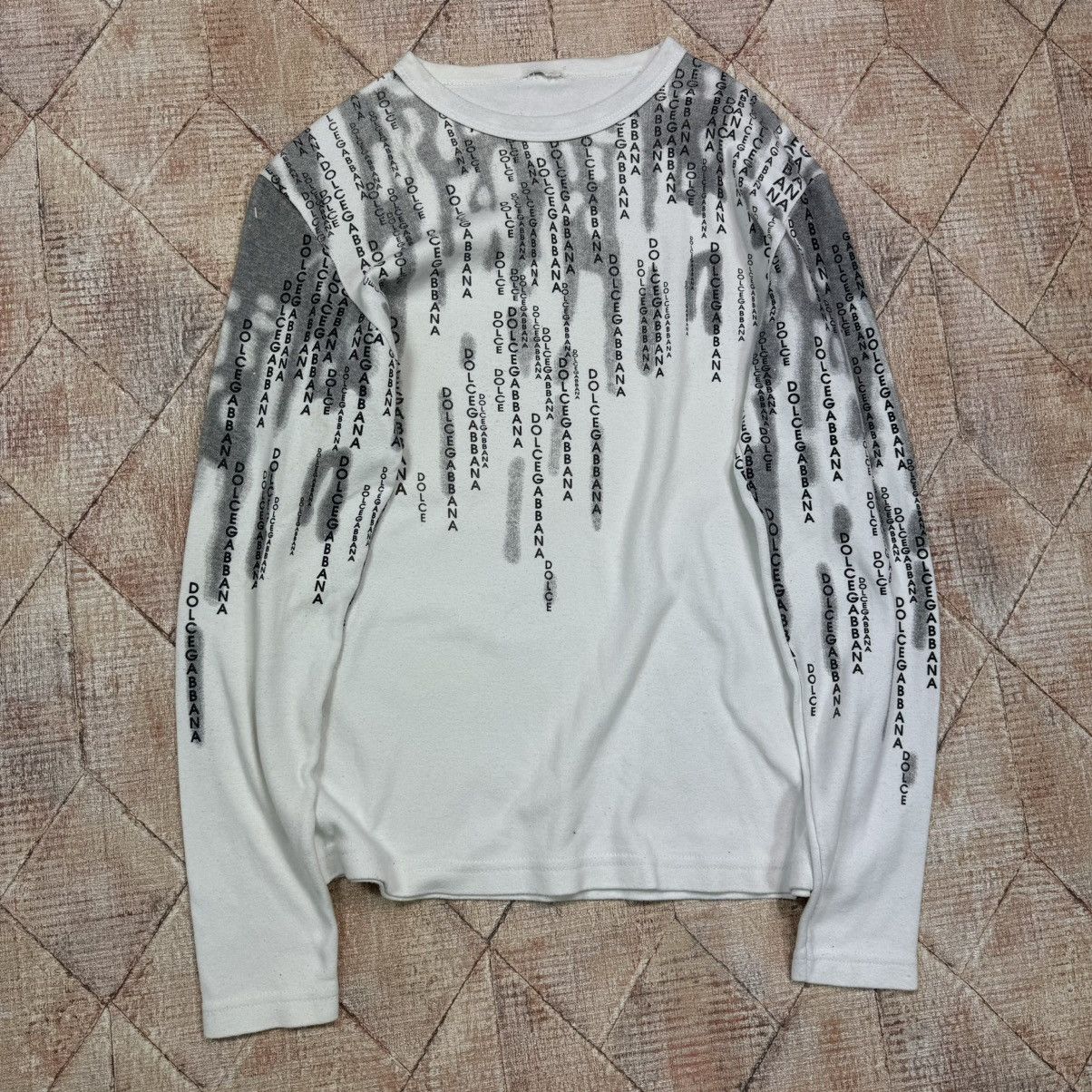 Vintage D&G Monogram Longsleeve Tshirt y2k swag vintage 90s Size US M / EU 48-50 / 2 - 1 Thumbnail