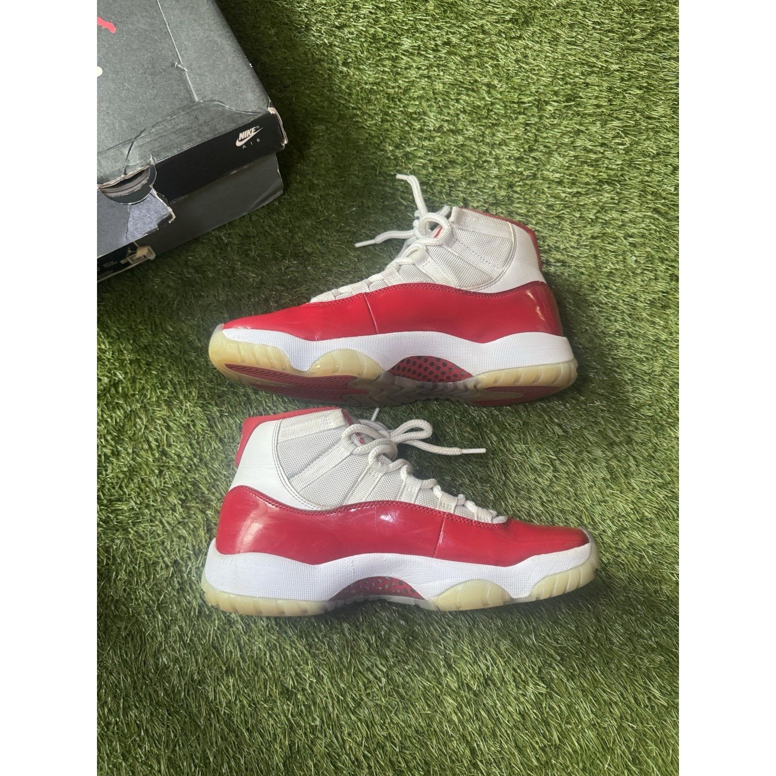Jordan Brand Jordan Air Jordan 11 Cherry Red Men’s Mid-Top Sneaker Size US 8.5 / EU 41-42 - 2 Thumbnail