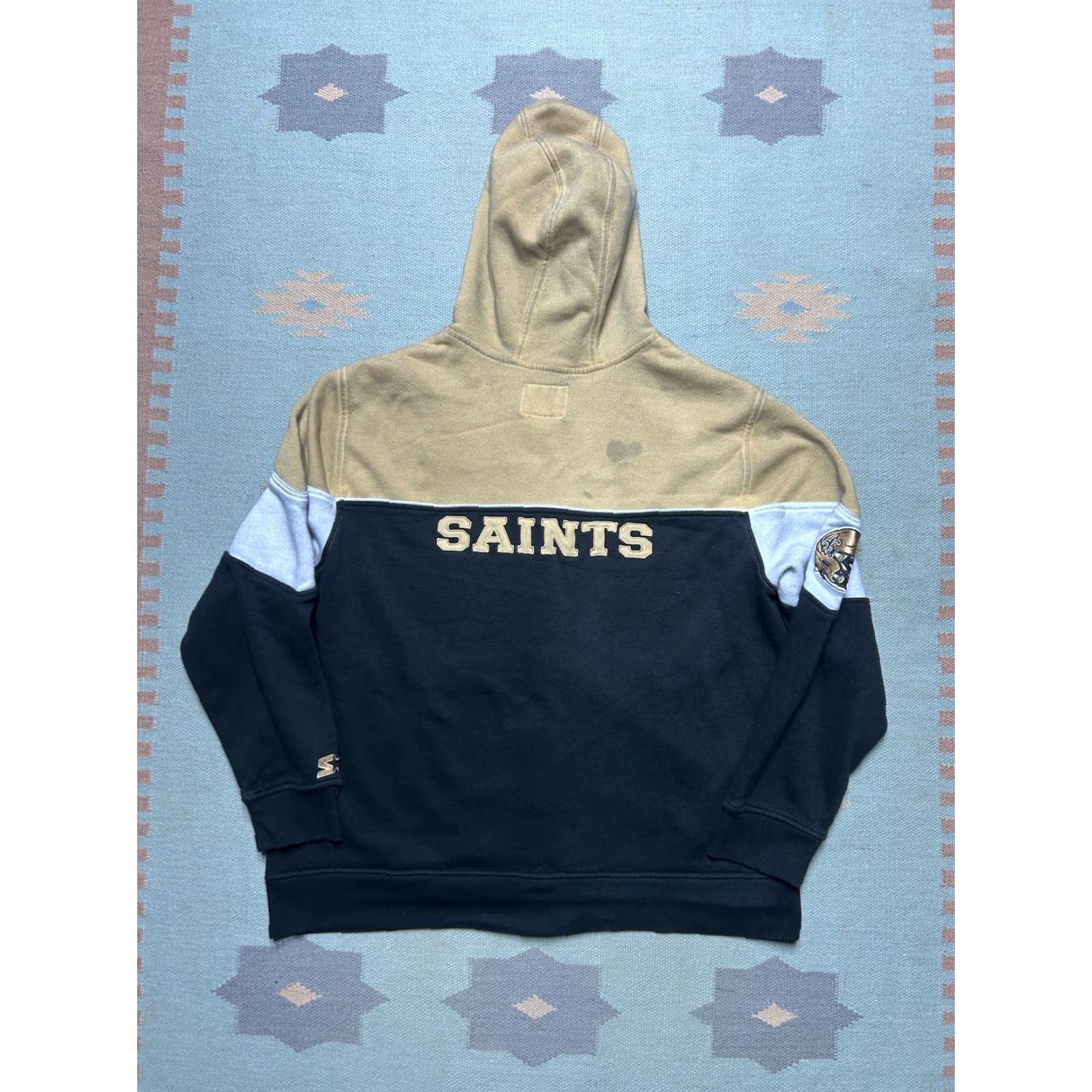 Starter Starter full zip hoodie sweatshirt New Orleans Saints football NFL men’s 3XL Size US XXL / EU 58 / 5 - 7 Thumbnail