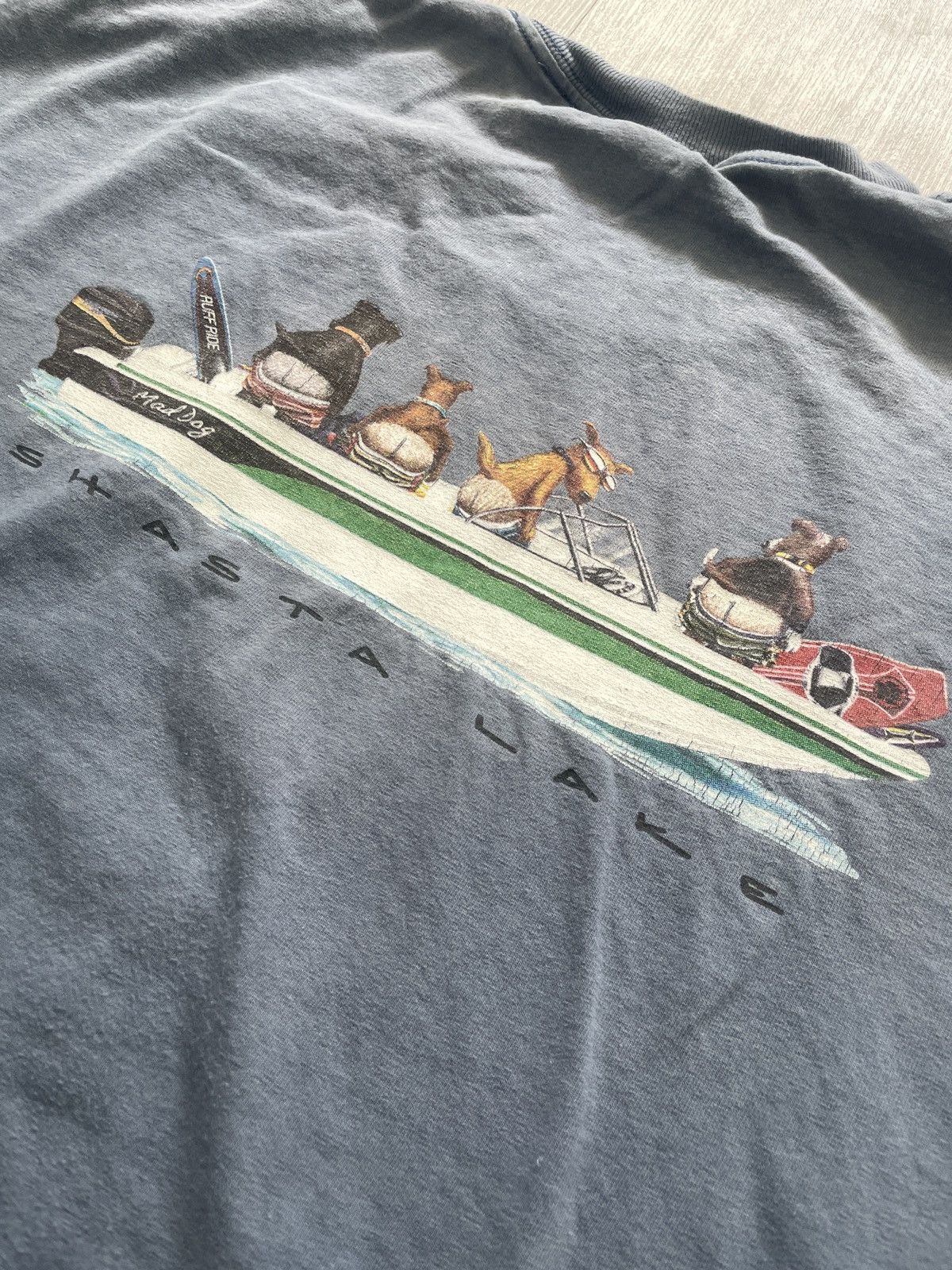 Vintage Y2K “Shasta Lake Buns Out” Graphic T-shirt (Sz. XXL) Size US XXL / EU 58 / 5 - 2 Thumbnail