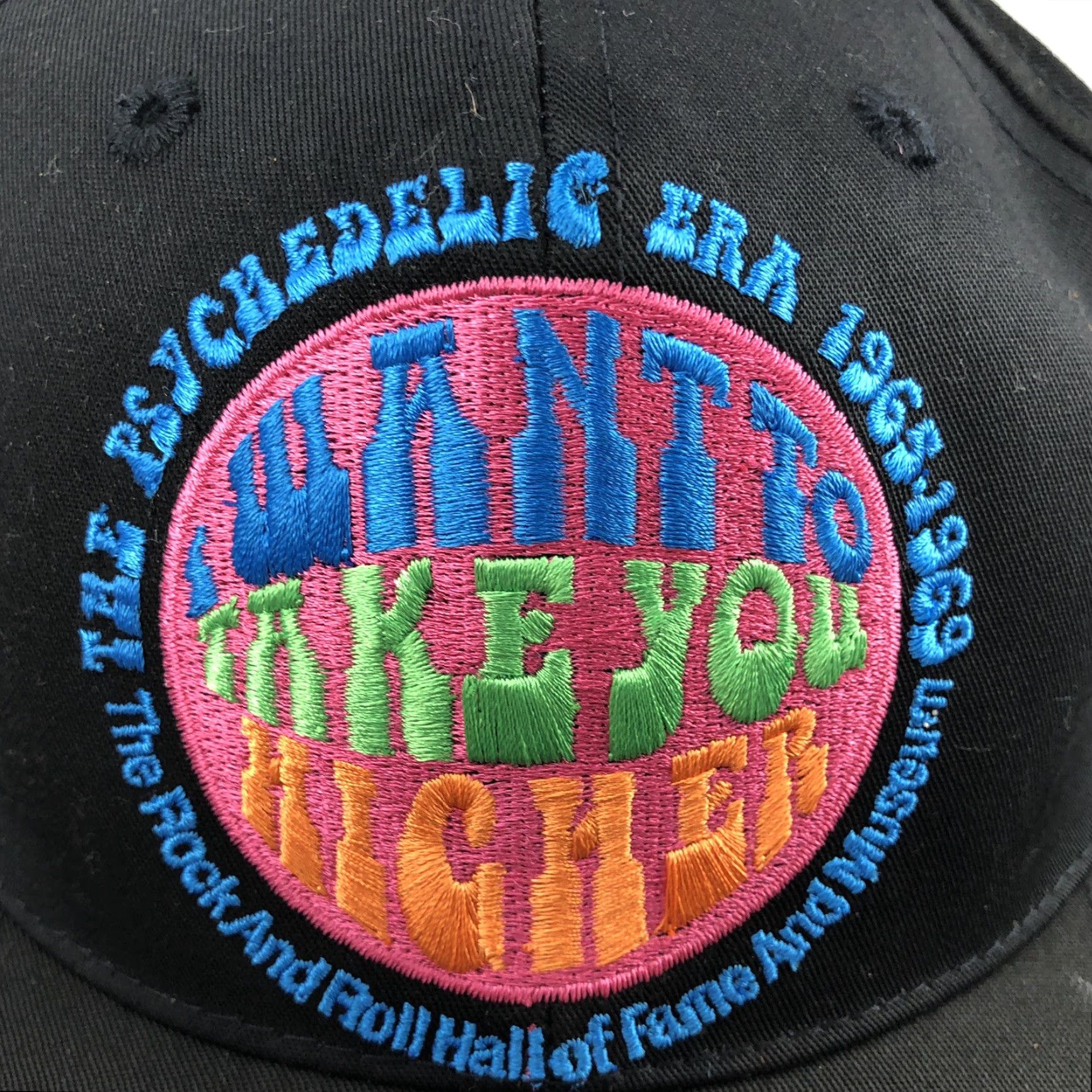 Vintage VINTAGE Creative Design Hat Cap Baseball Cap Adjustable Black 80s 90s Rock Hip Hop Retro USA Logo Mens Cap Snap Back Size ONE SIZE - 3 Thumbnail