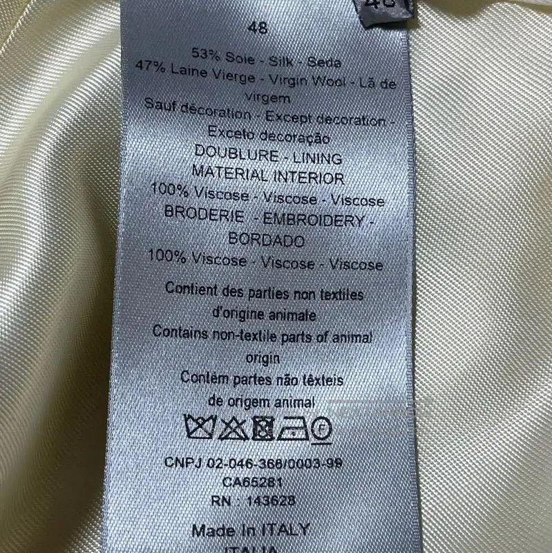 Other Dior Men's Cream Wool Casual Pants . Size US 38 / EU 54 - 4 Thumbnail