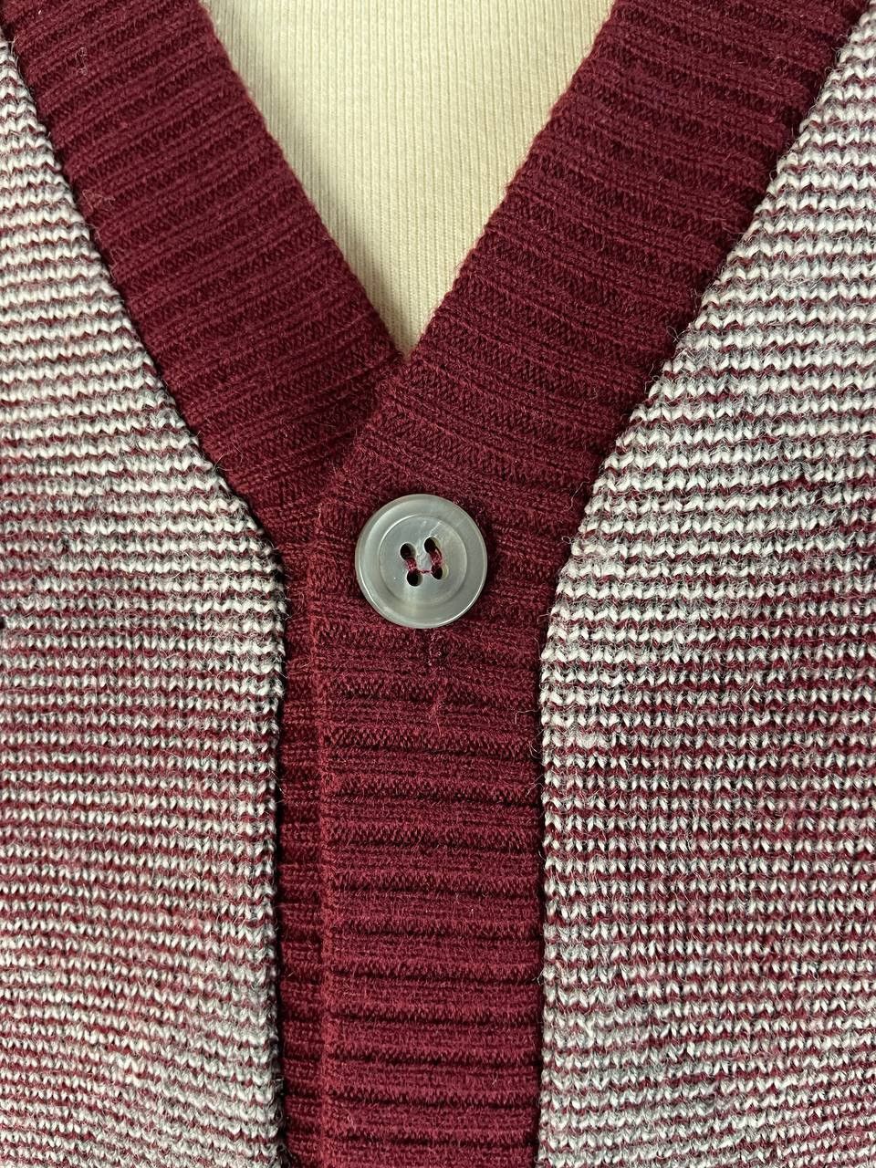 Comme des Garcons SHIRT × Fred Perry Comme des Garcons SHIRT x Fred Perry Red Sweater Cardigan Size US L / EU 52-54 / 3 - 5 Thumbnail