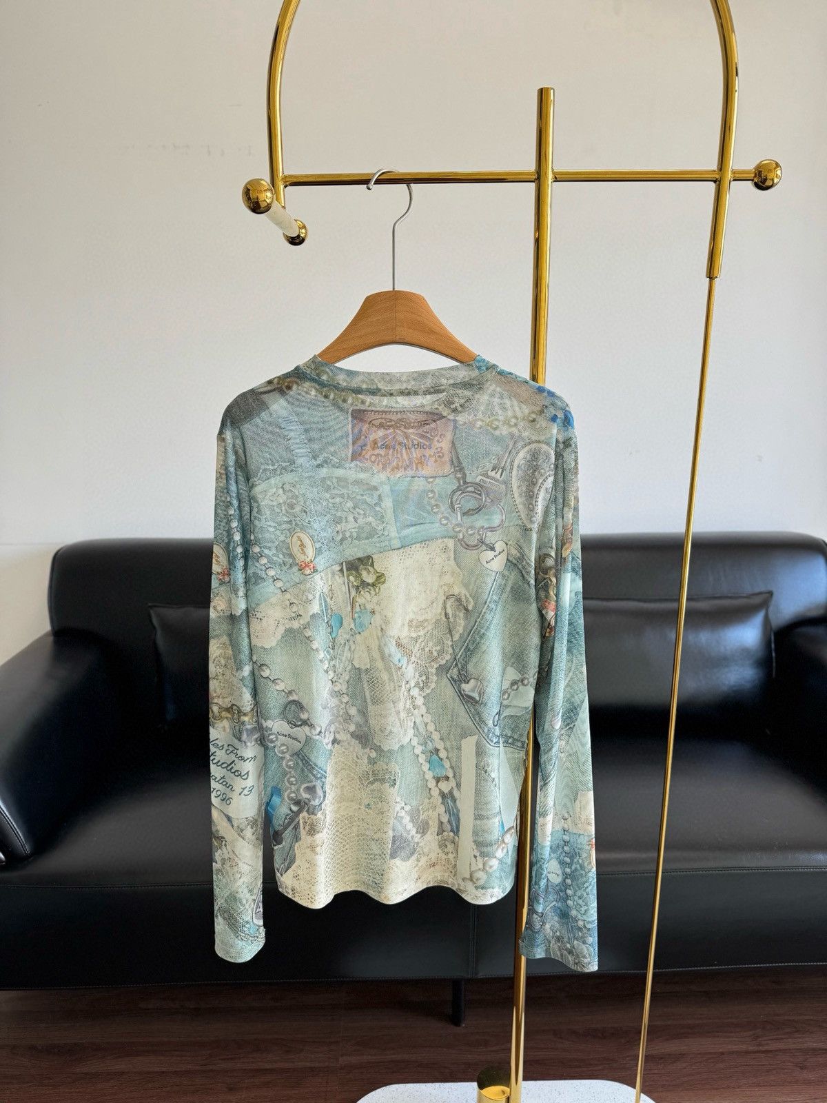 Acne Studios Acne Studios Lace Chain Mesh Long-Sleeved Base Layer Size M / US 6-8 / IT 42-44 - 2 Thumbnail