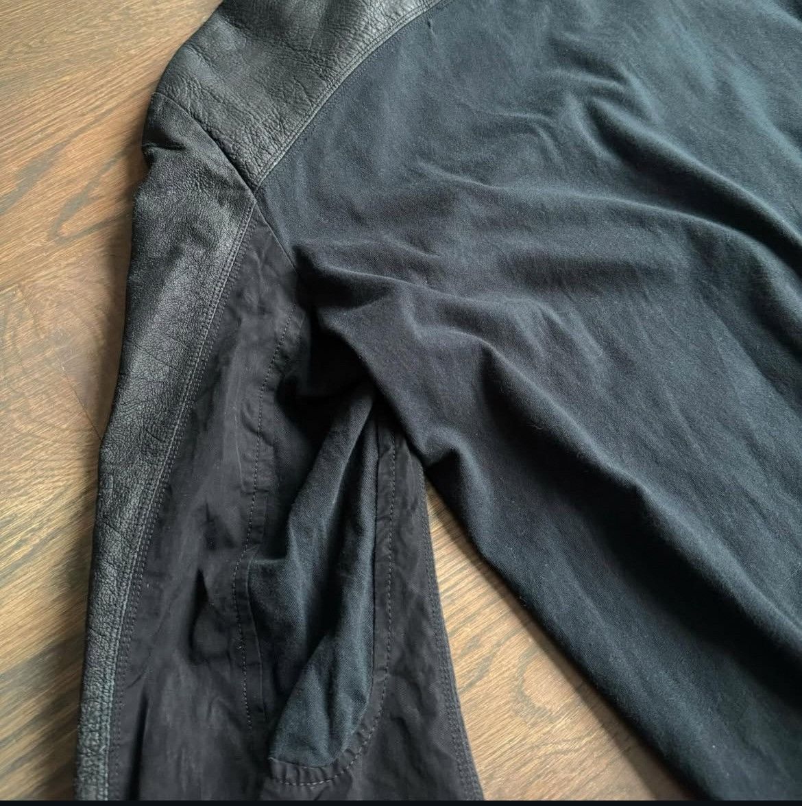 Rick Owens Rick Owens Hybrid Leather Track Jacket SS08 Creatch Size US S / EU 44-46 / 1 - 6 Thumbnail