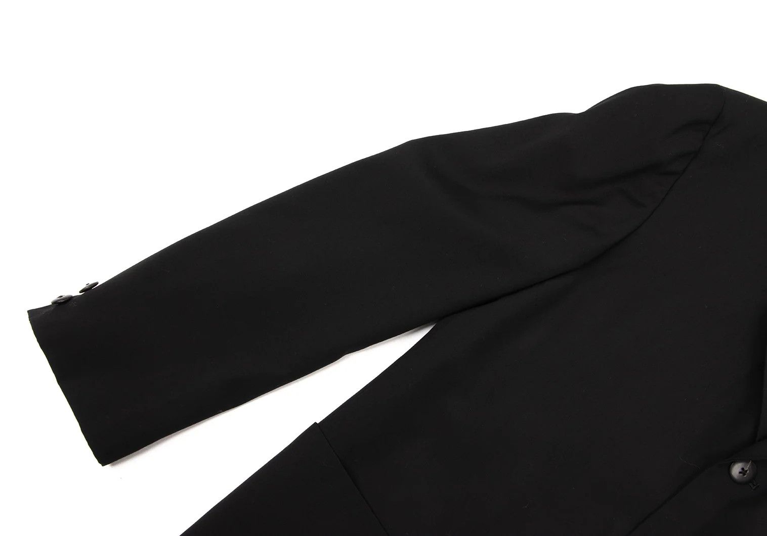 Yohji Yamamoto Yohji Yamamoto Wool Gabardine Jacket Black S Size US S / EU 44-46 / 1 - 6 Thumbnail