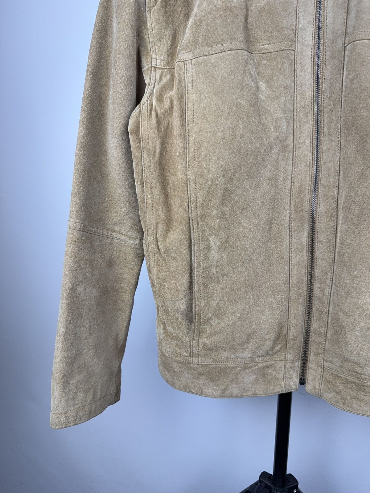 Vintage Vintage 90s Avant Garde Leather Biker MOTO Y2K Jacket Size US M / EU 48-50 / 2 - 3 Thumbnail