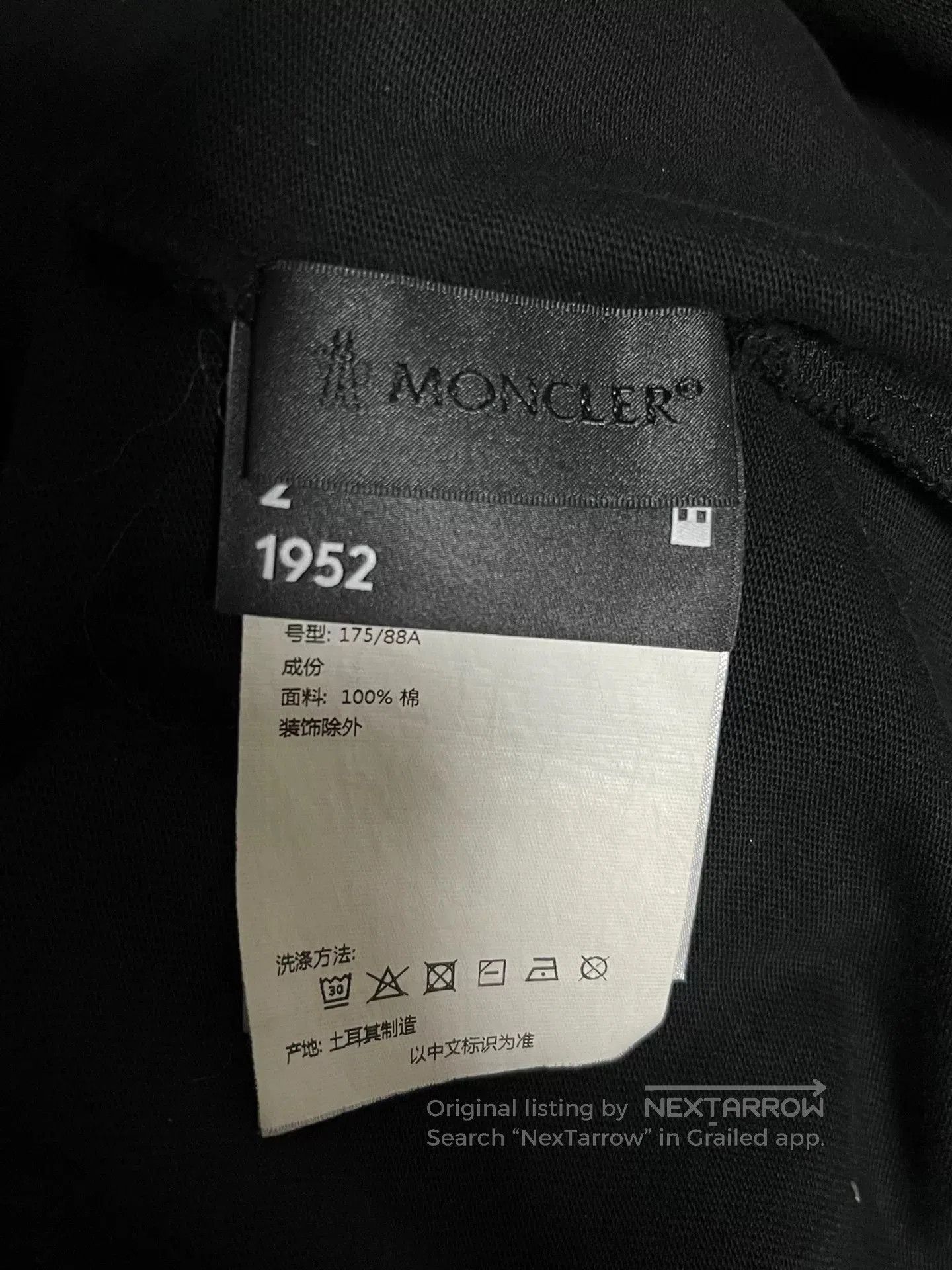 Moncler Moncler Long-Sleeve Big Logo T-Shirt. Size US XL / EU 56 / 4 - 6 Thumbnail