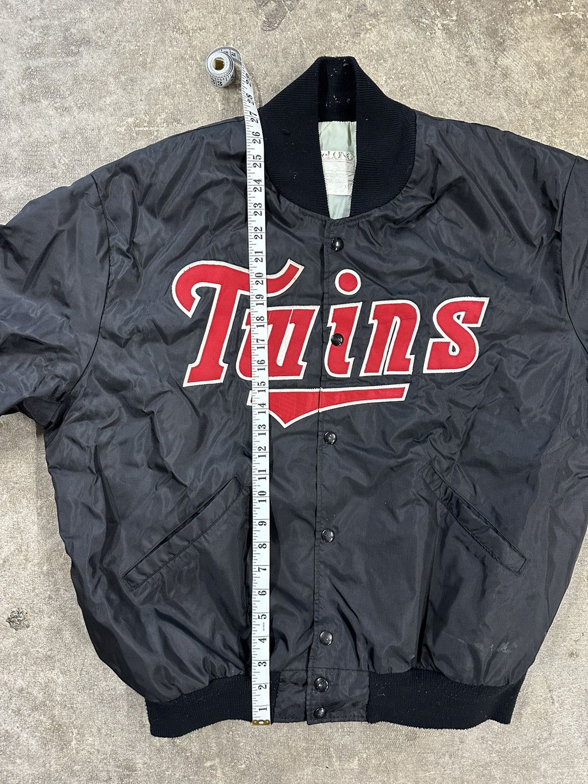 Delong Vintage 90s Delong Minnesota Twins MLB Satin Jacket READ Size US XL / EU 56 / 4 - 16 Thumbnail