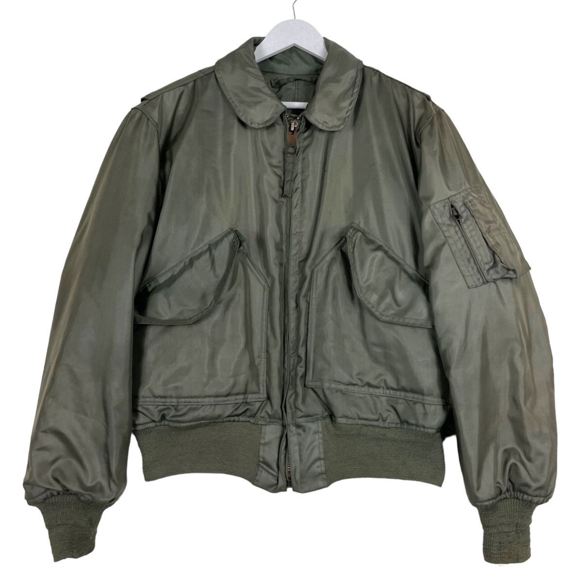 Buzz Rickson's × Vintage 💥80s MA1 ARMY TANKER FLIGHT BOMBER RIOT JACKET Size US M / EU 48-50 / 2 - 1 Thumbnail