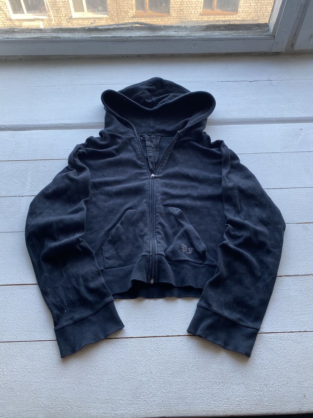 Japanese Brand × Vintage 🔥Punk Glamour Opium Gothic Skull Womens Hoodie Rare y2k Size M / US 6-8 / IT 42-44 - 1 Thumbnail