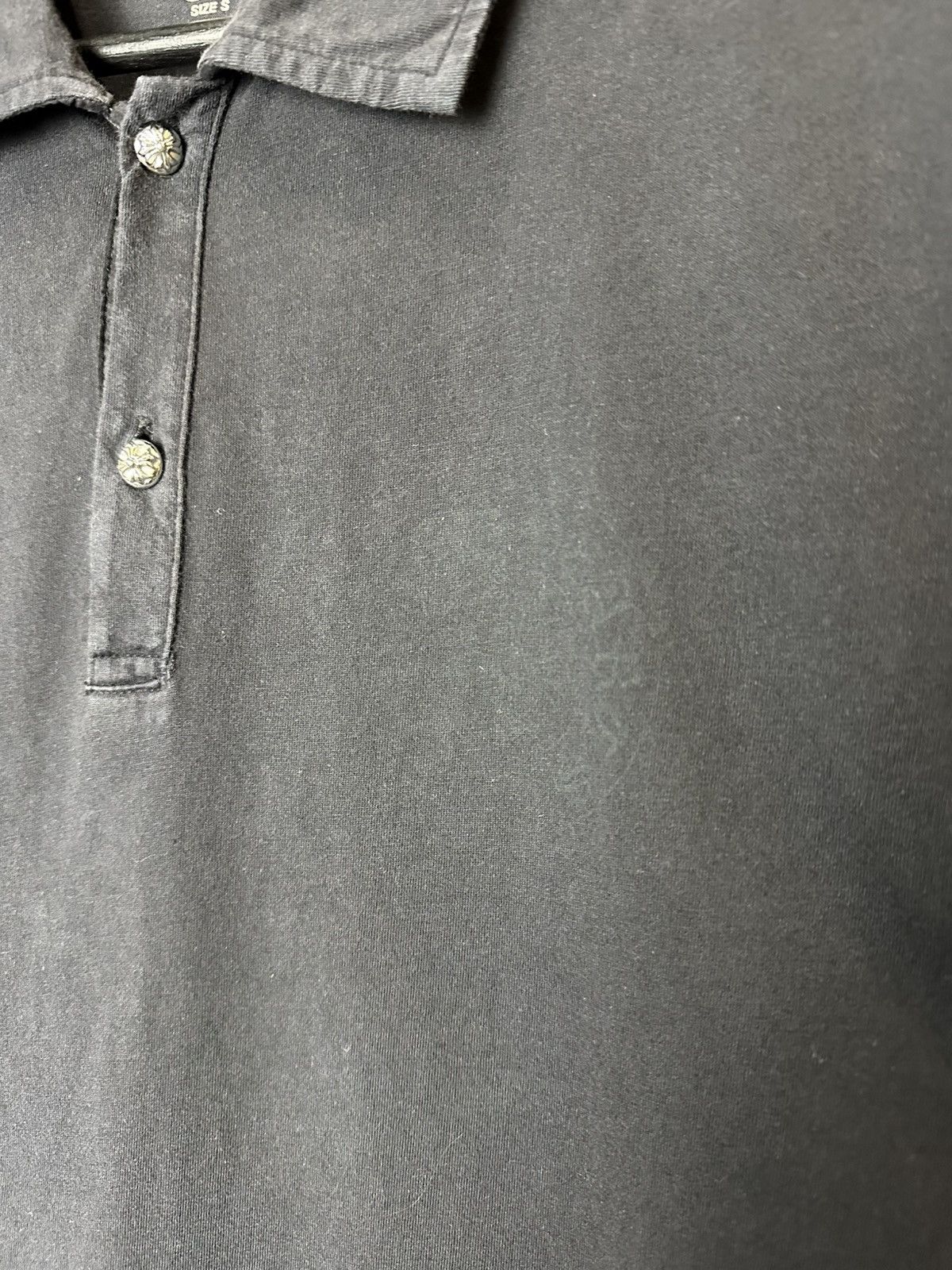 Chrome Hearts Chrome Hearts Silver Button Horseshoe Polo Tee Size US S / EU 44-46 / 1 - 3 Thumbnail