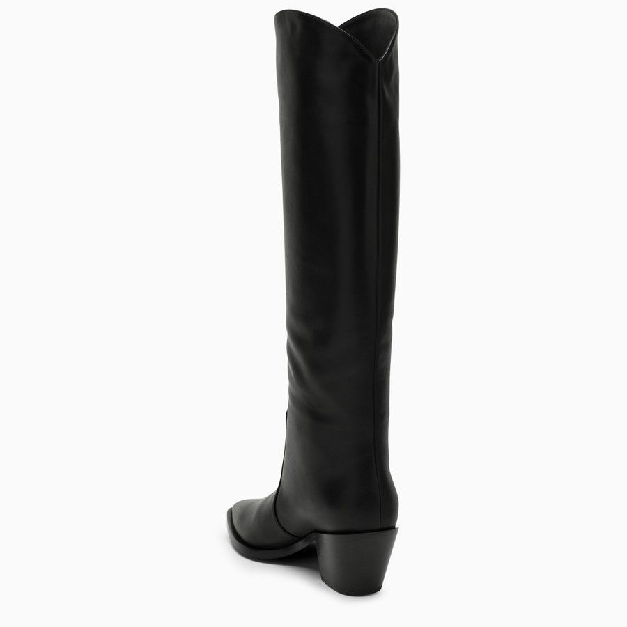 Gianvito Rossi o1d2blof0824 Leather Boots in Black Size US 6 / IT 36 - 4 Thumbnail