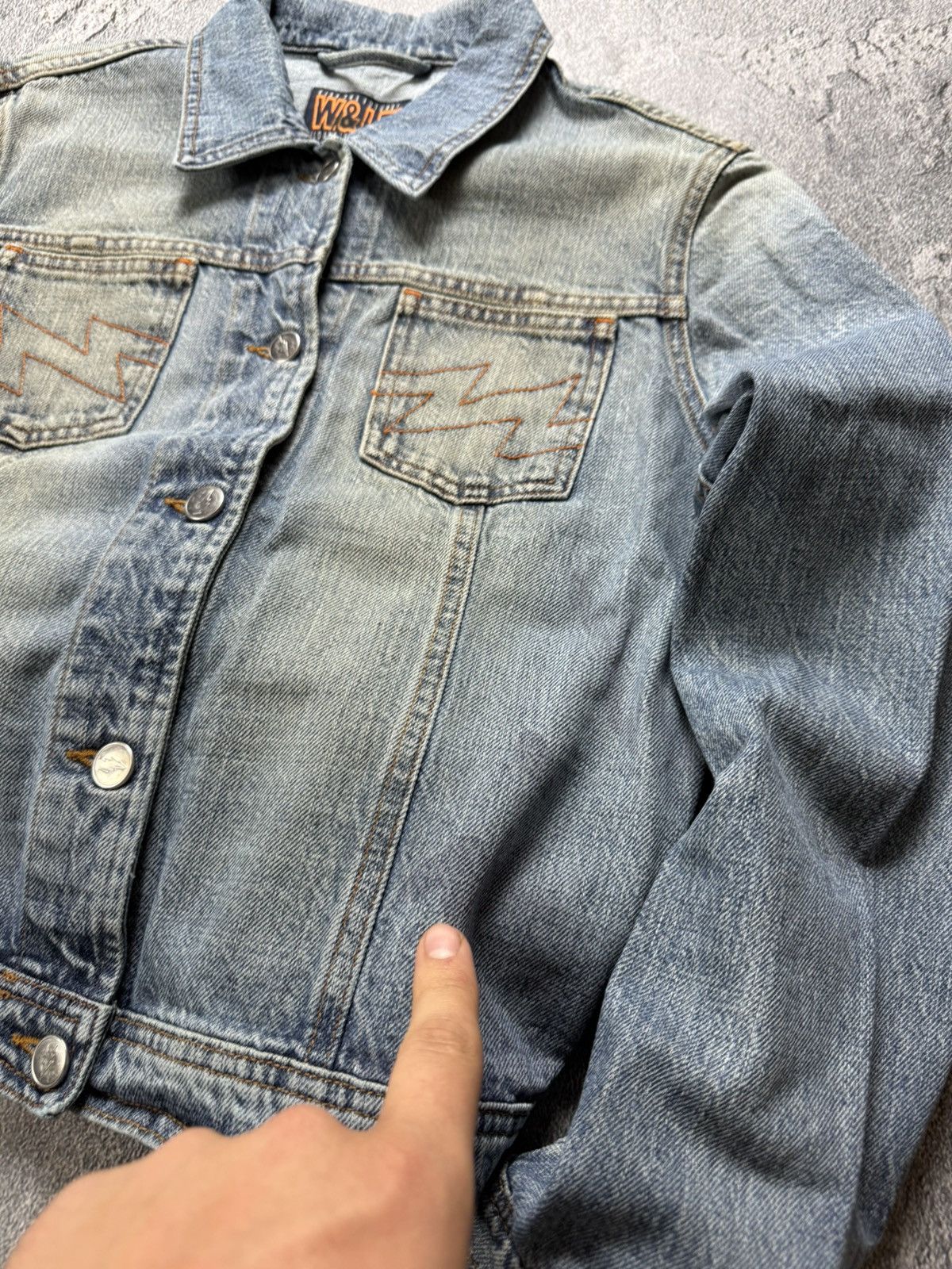 Walter Van Beirendonck Walter Van Beirendonck Wlt Kiss The Future Fade Denim Jacket Size M / US 6-8 / IT 42-44 - 6 Thumbnail