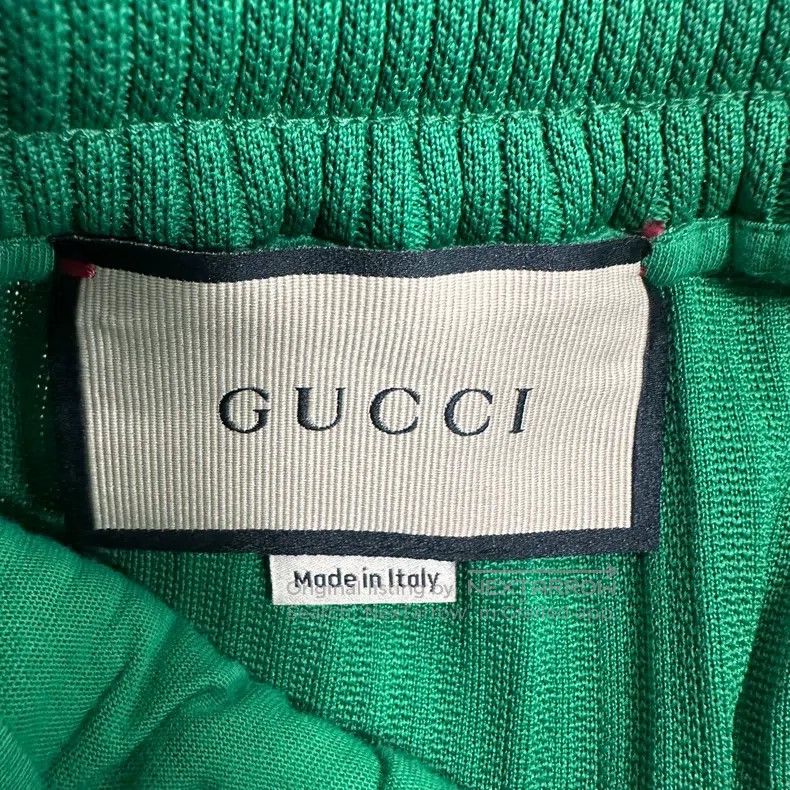 Gucci Gucci SizeXS Colour-blocked striped logo shorts Size 42" / US 20 - 3 Thumbnail