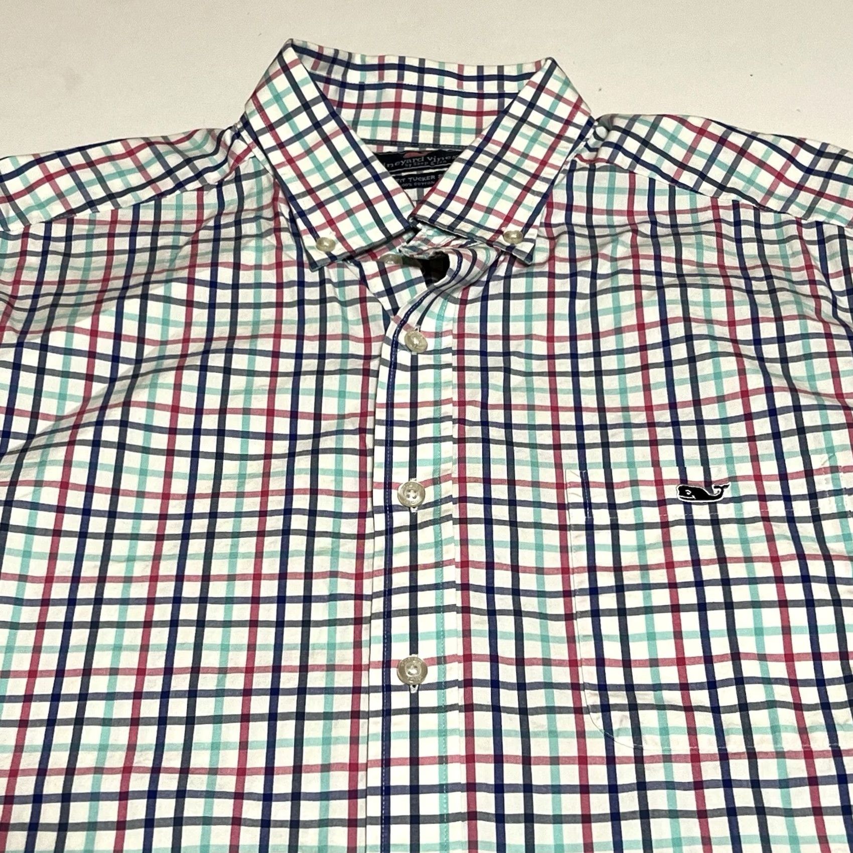 Vineyard Vines Vineyard Vines Tucker Shirt Slim Fit Mens L Plaid Long Sleeve Button-Down Size US L / EU 52-54 / 3 - 2 Thumbnail
