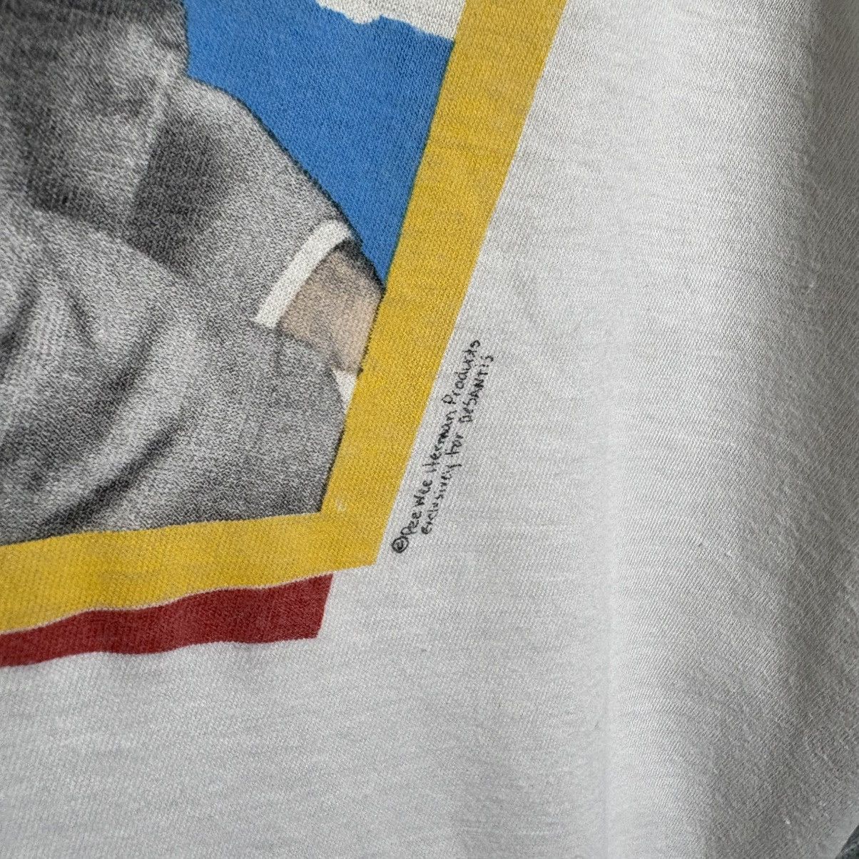 Vintage Vintage 80s Pee Wee Herman T-Shirt Size US L / EU 52-54 / 3 - 4 Thumbnail