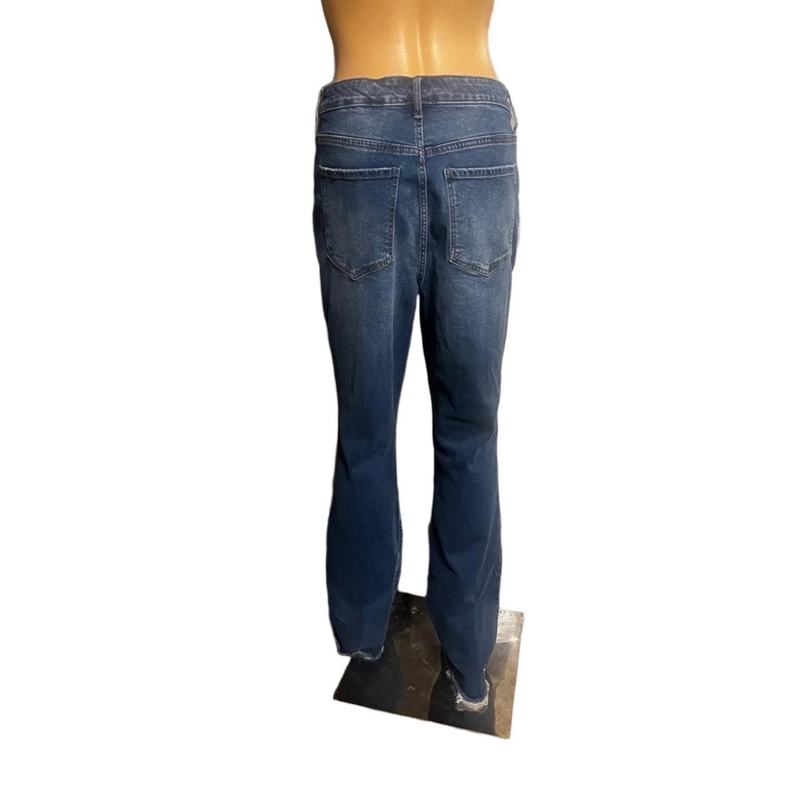 Cosmic Wonder Wonderly Jeans High-Rise Flare 8R Blue 33in Frayed Hem Boho Size 30" / US 8 / IT 44 - 5 Thumbnail