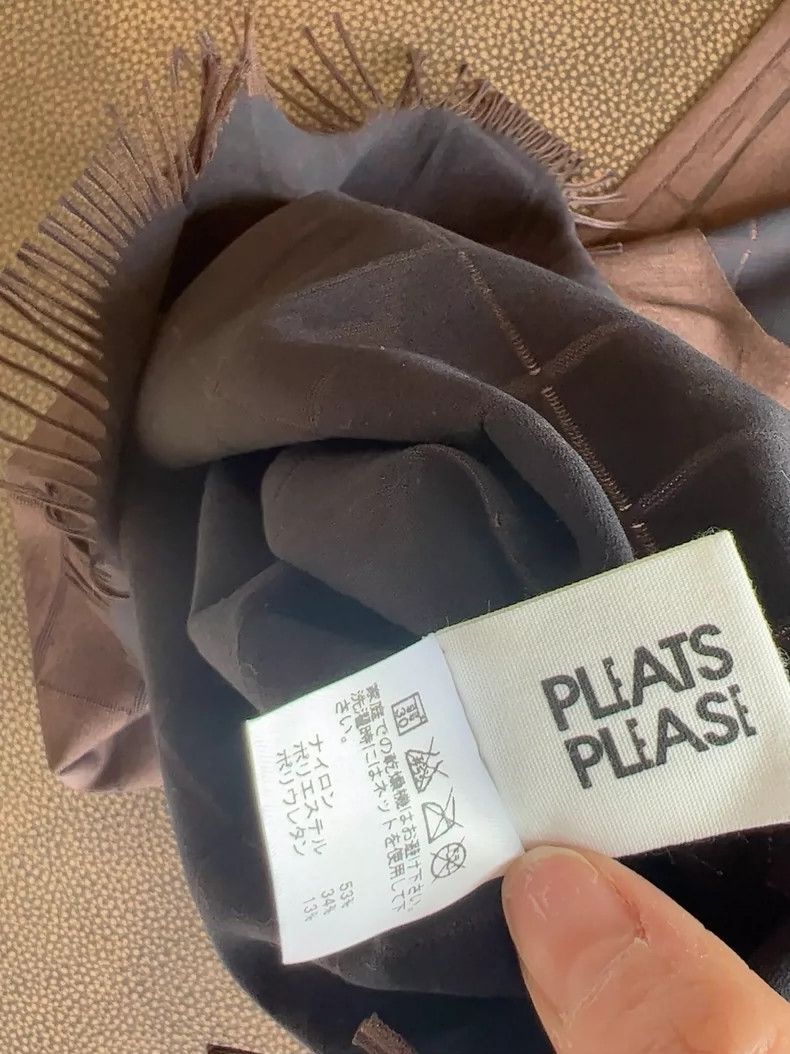 Issey Miyake Issey Miyake Brown pleated vest Size L / US 10 / IT 46 - 3 Thumbnail