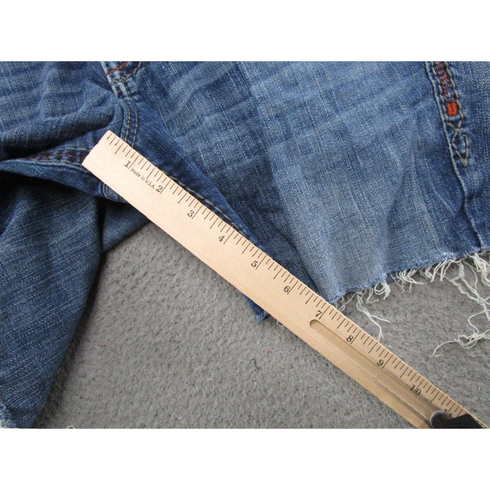 Vintage Rock Revival Men’s Jeans Bootcut Blue 33 Size Cut Offs Size US 33 - 6 Thumbnail