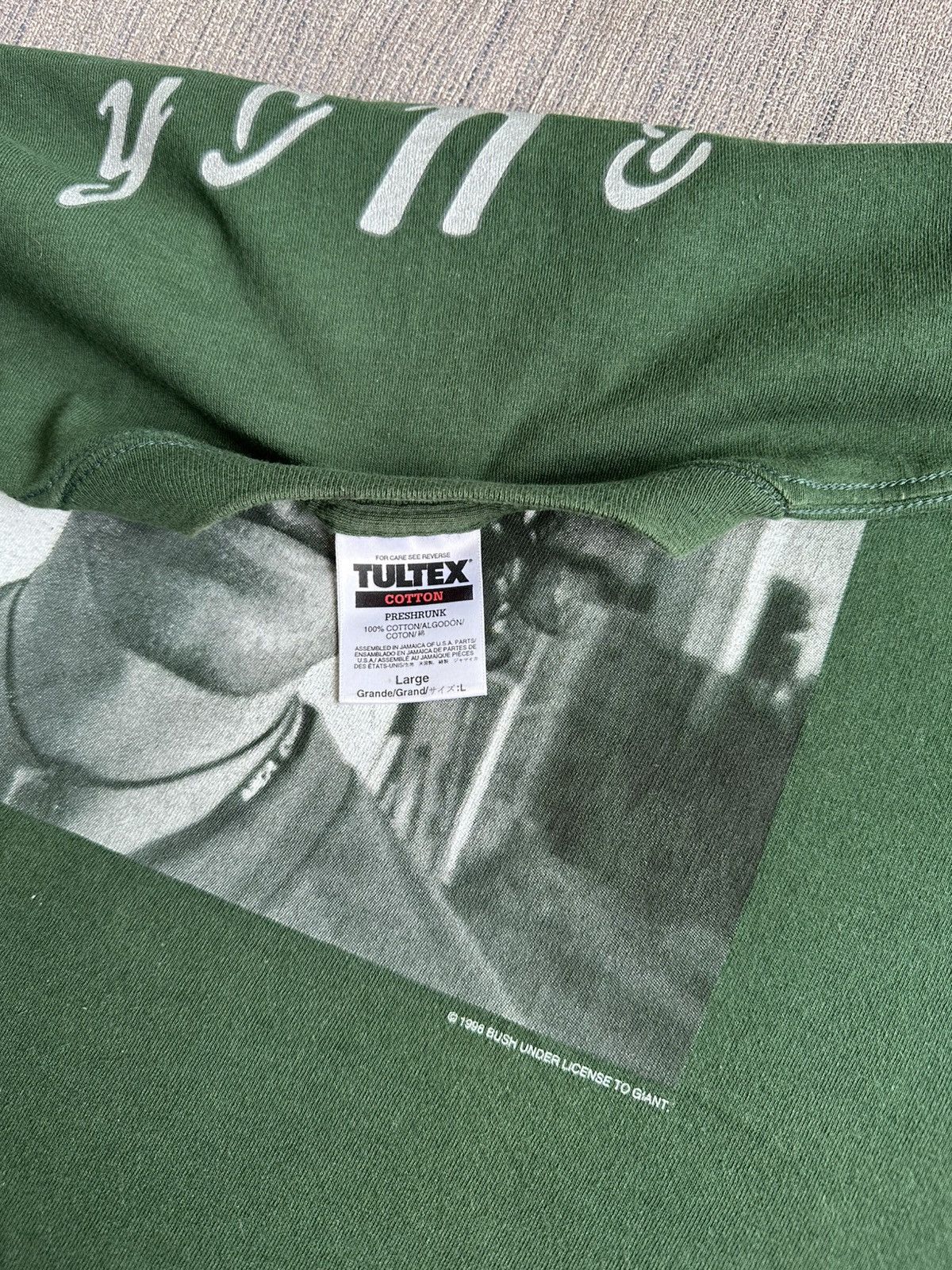 Band Tees × Vintage Vintage 90’s BUSH Band Rock T-shirt USA RARE Size US L / EU 52-54 / 3 - 4 Thumbnail