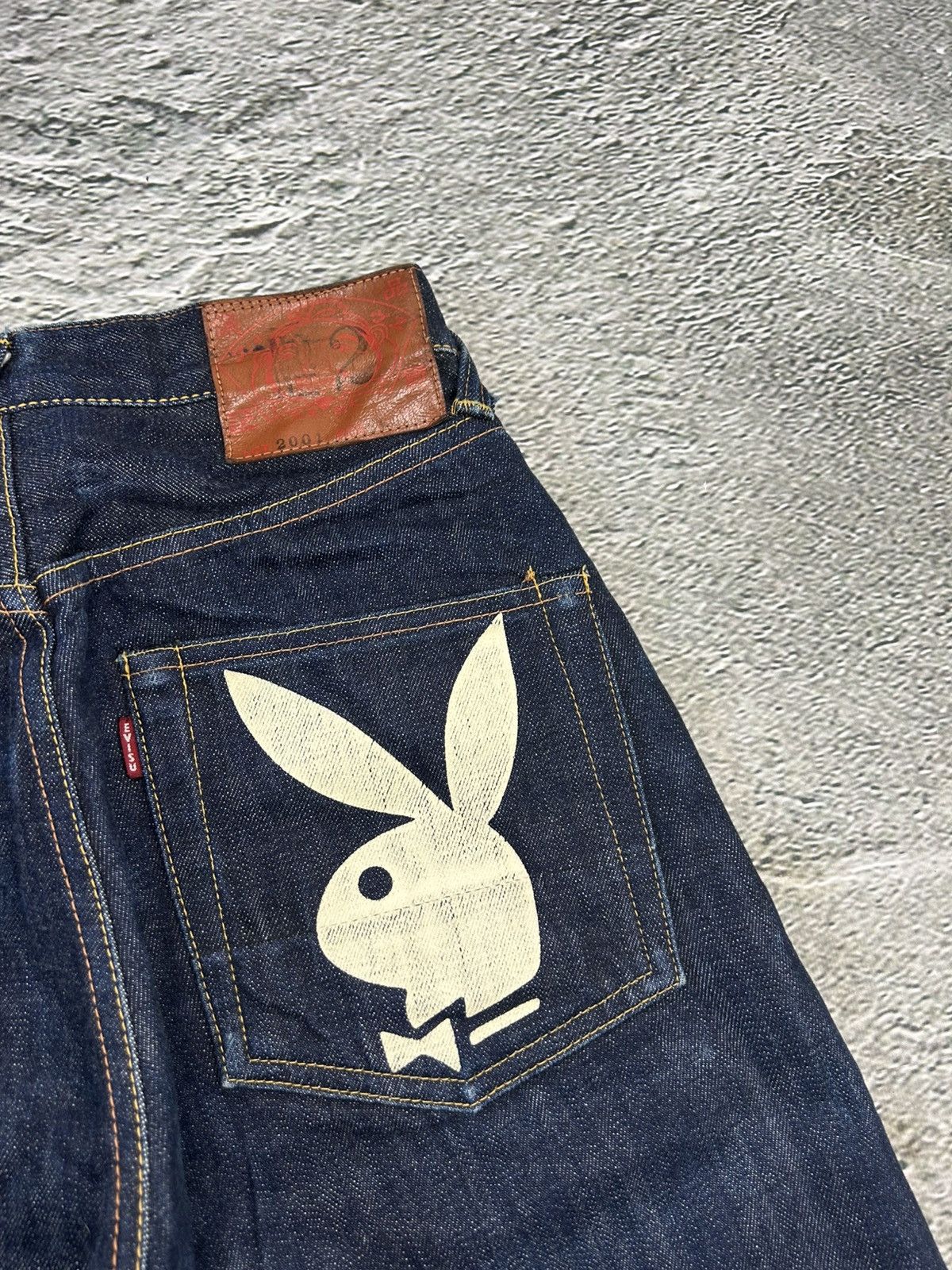 Evisu Evisu Playboy jeans vintage selvedge denim Japan RARE Size 26" / US 2 / IT 38 - 2 Thumbnail