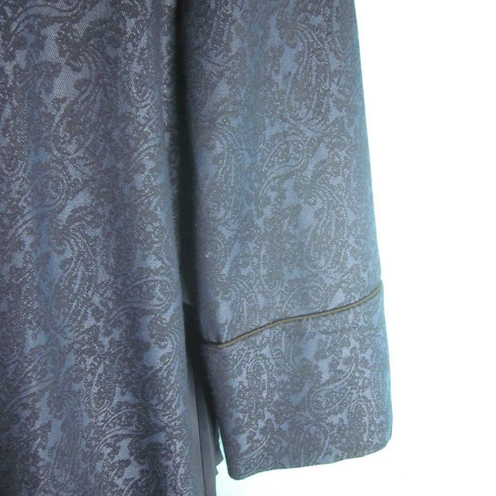 Anthropologie Anthropologie Harlyn Jacket Blue Brocade with Pleated Back S Size M / US 6-8 / IT 42-44 - 7 Thumbnail