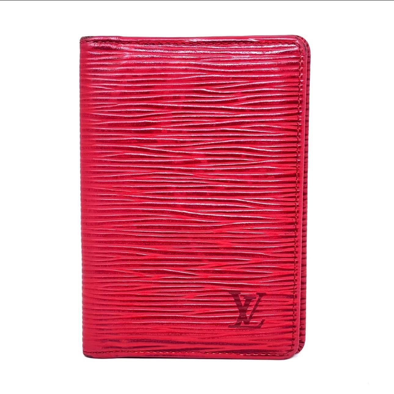 Louis Vuitton Red Epi Leather Pocket Organizer