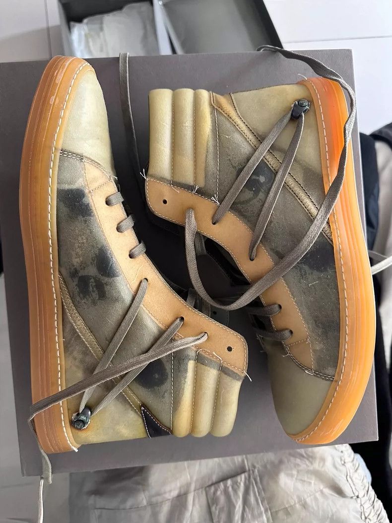 Rick Owens Rick Owens Geothrasher High-Top Sneakers-dmc Size US 10.5 / EU 43-44 - 1 Thumbnail