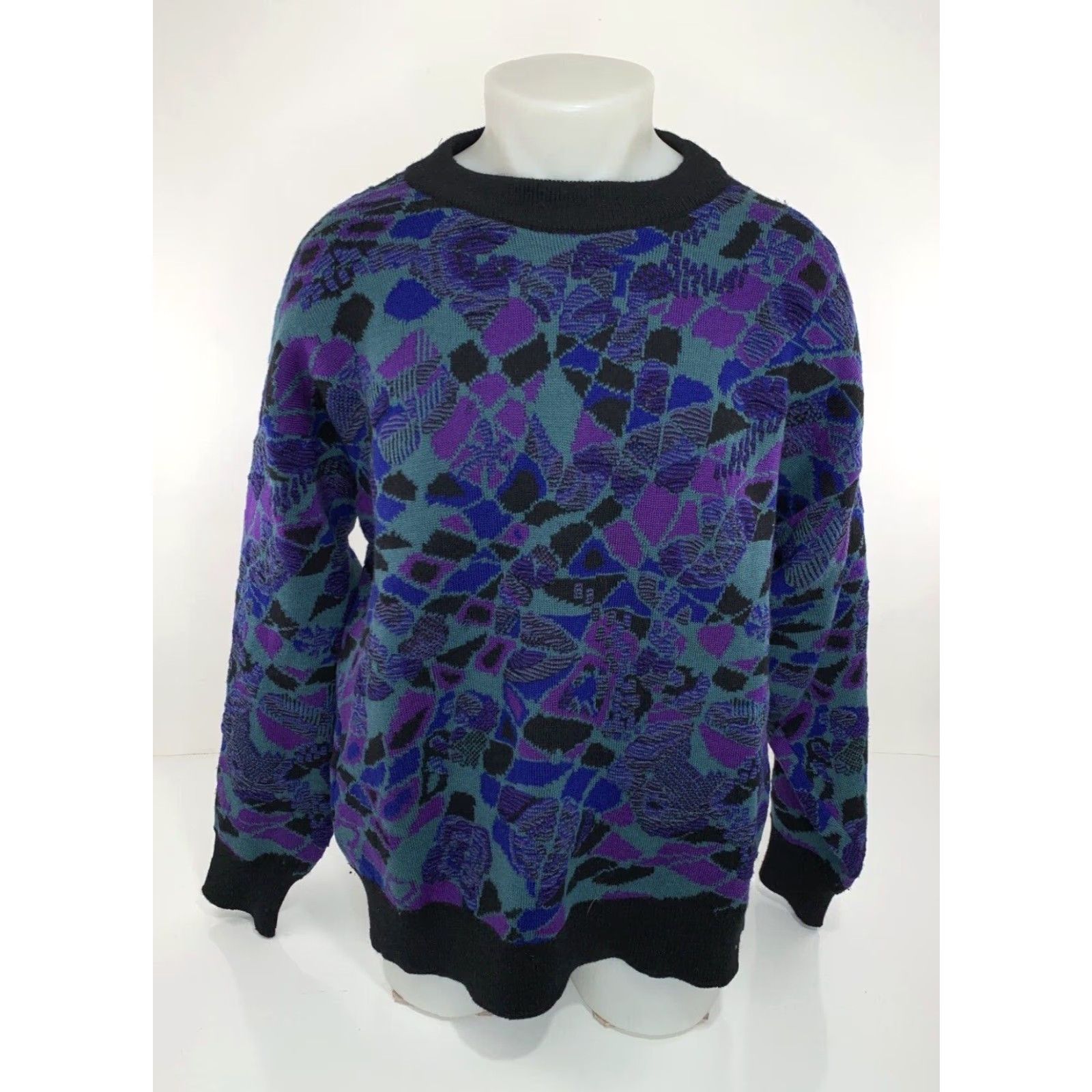 Coogi FAR HORIZONS AUSTRALIA Coogi Tundra Cosby Style Colorful WOOL XL Sweater Men Multicolor Pullover, 90s? Size US XL / EU 56 / 4 - 2 Thumbnail