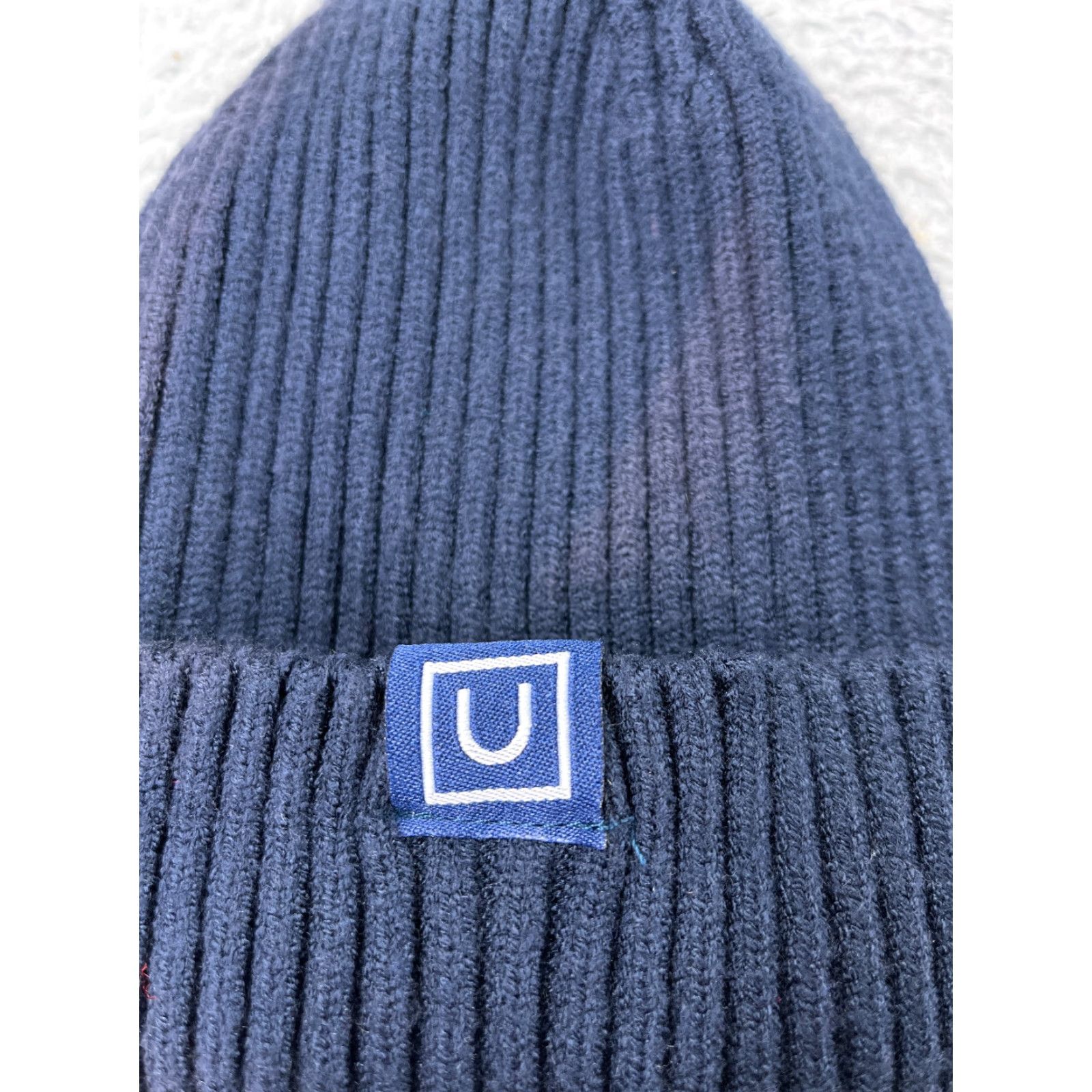 Vintage Capamerica Beanie Cap Adult One Size Fits Most Blue Knit Rayon Polyester Blend Hat Mens Beanie Ski Theme Size ONE SIZE - 2 Thumbnail
