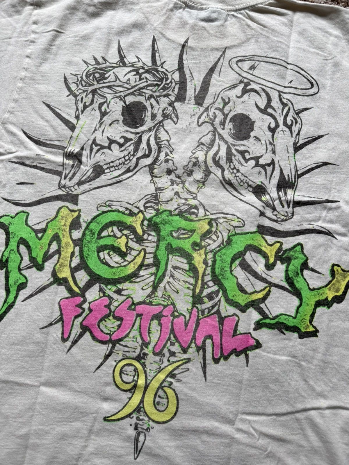 HELLSTAR Hellstar Mercy Festival 96 Tee Shirt White Size US M / EU 48-50 / 2 - 8 Thumbnail