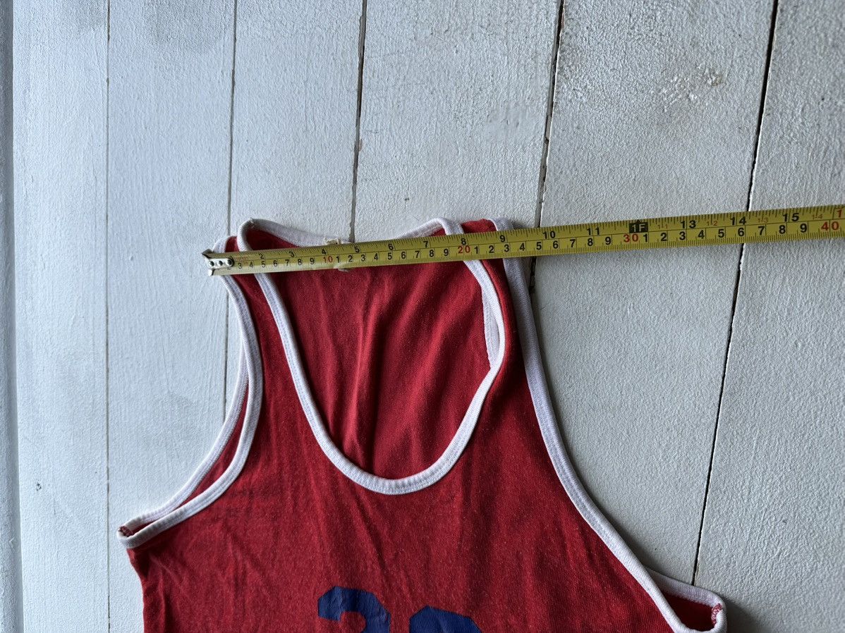 Russell Athletic 70s🚨 RUSSEL Y2K BIG LOGO MADE IN USA vintage tank top Size US XL / EU 56 / 4 - 8 Thumbnail