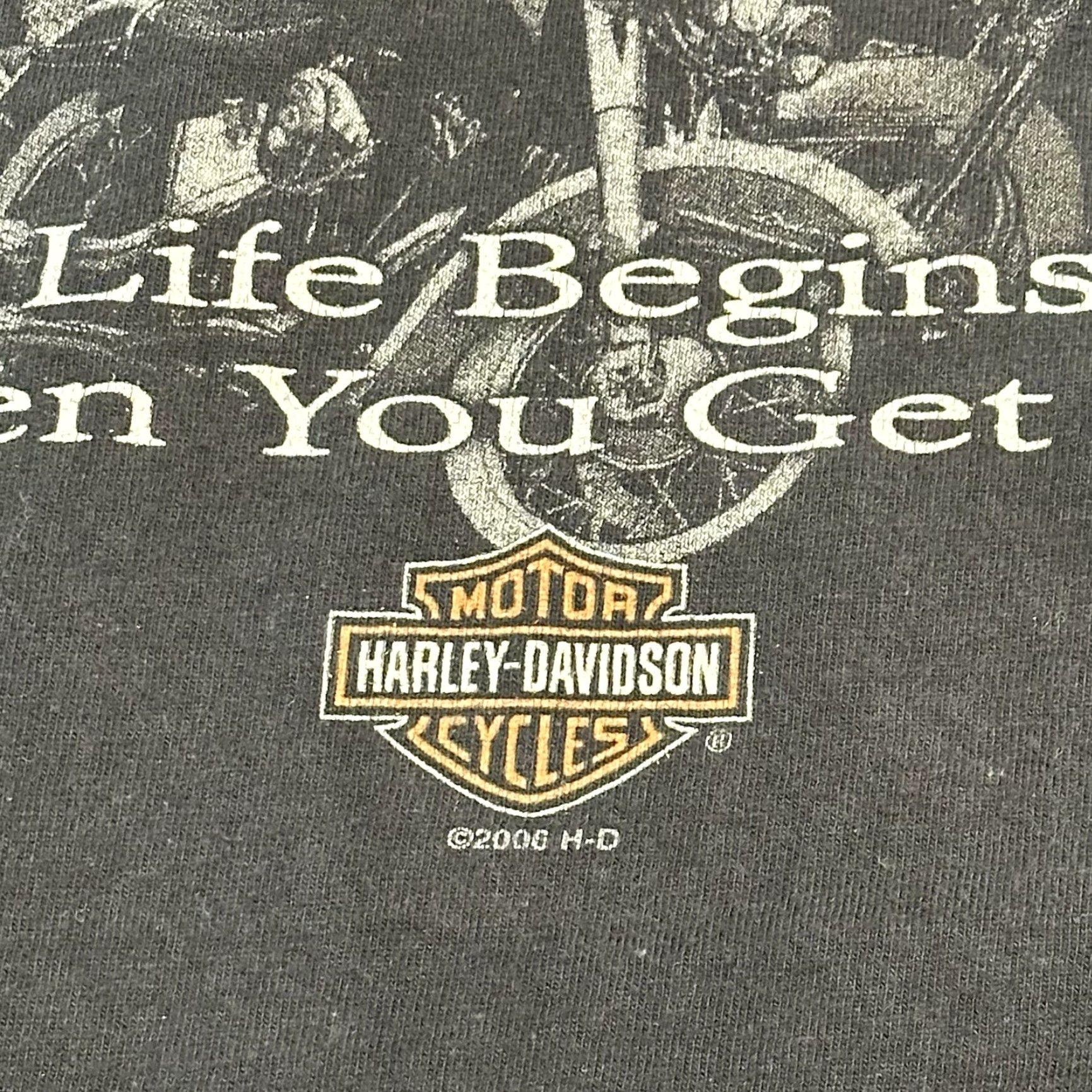 Harley Davidson Harley-Davidson American Legend Tee New River Gorge Women's Small USA Made T-Shirt Casual Graphic Geared for Biker Moto USA Womens Small Size S / US 4 / IT 40 - 5 Thumbnail