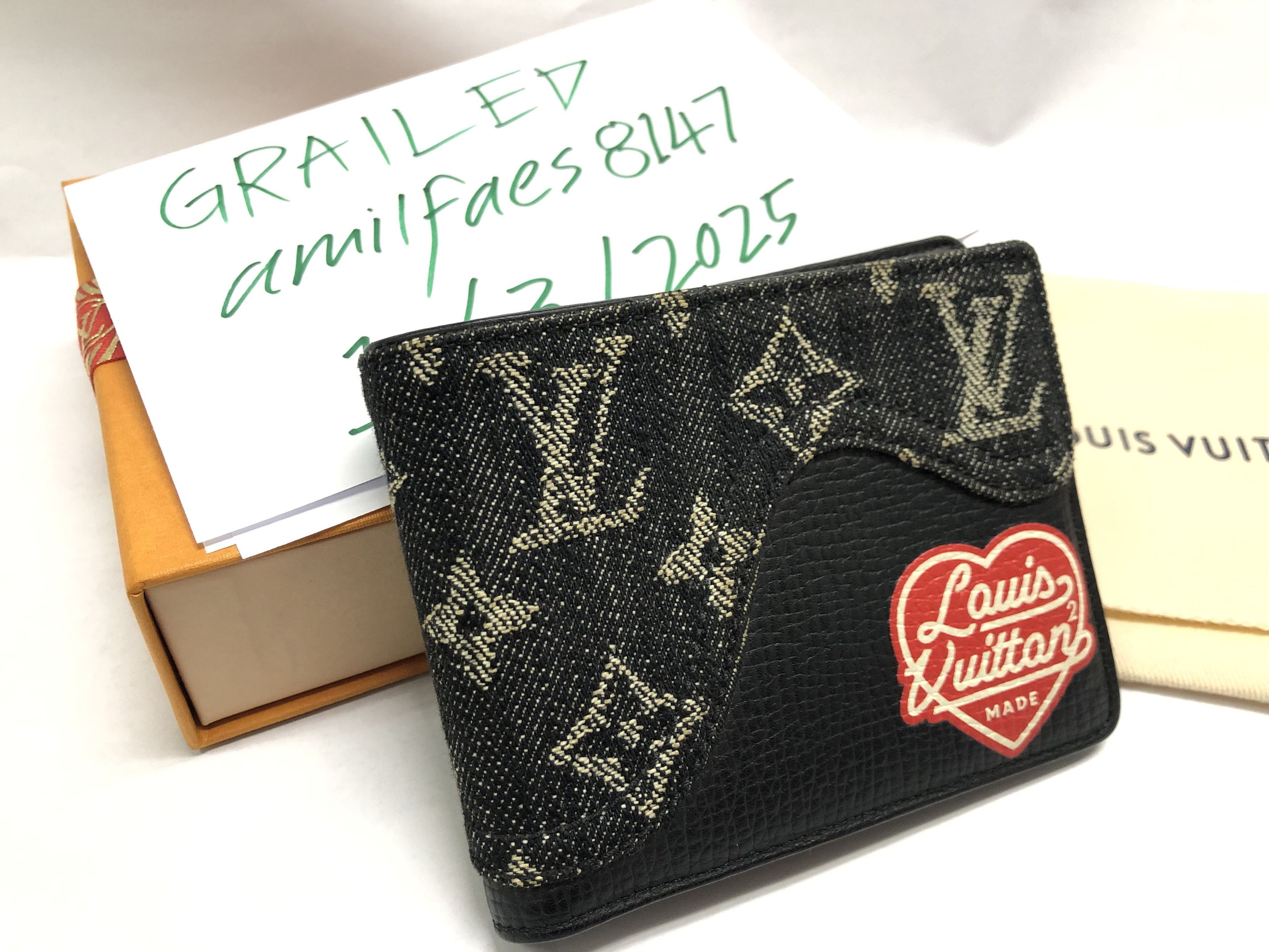 Louis Vuitton × Nigo Louis Vuitton x Nigo Slender Wallet Size ONE SIZE - 9 Thumbnail