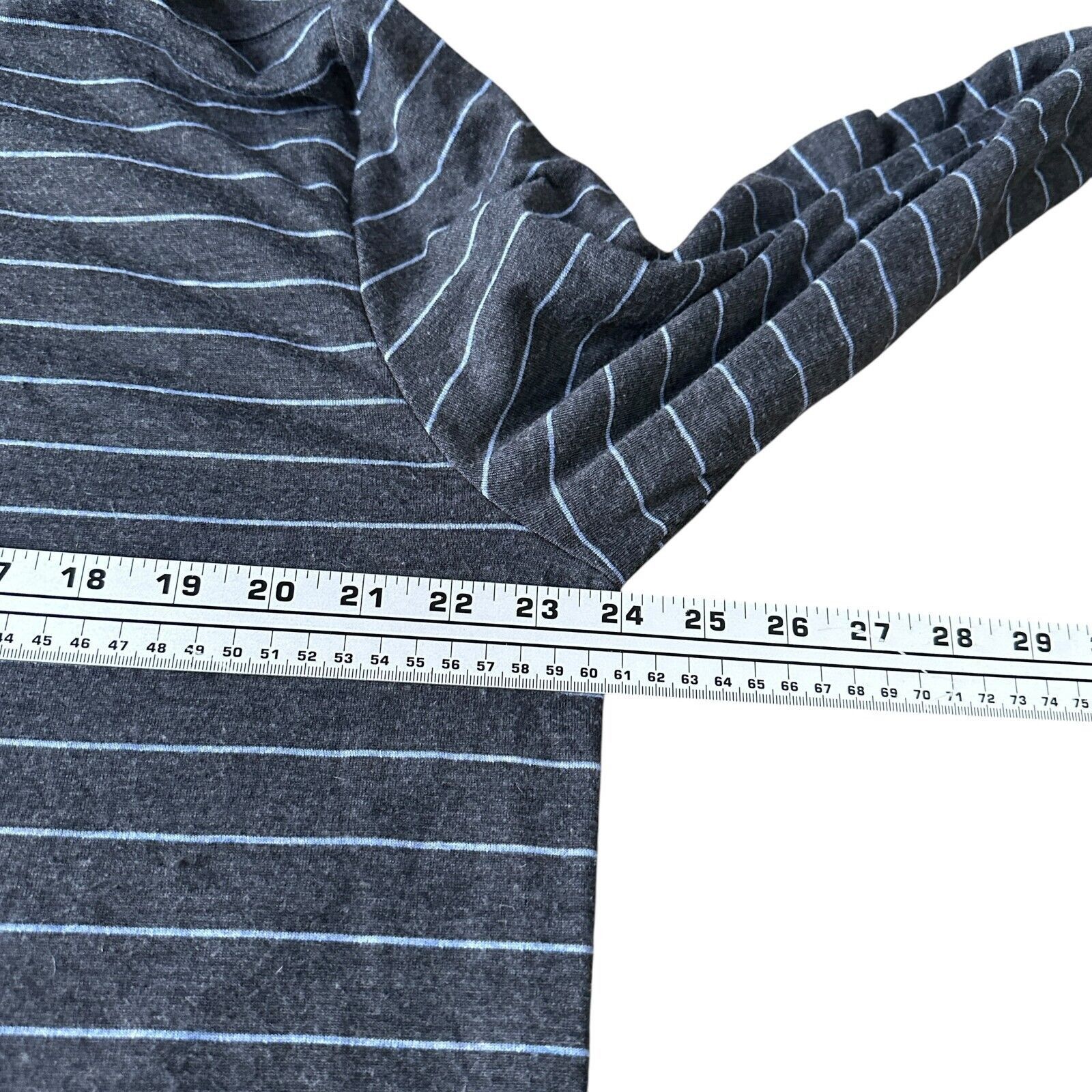 Marine Layer Marine Layer Hoodie Men’s Large Gray Blue Striped Stretch Size US L / EU 52-54 / 3 - 8 Thumbnail