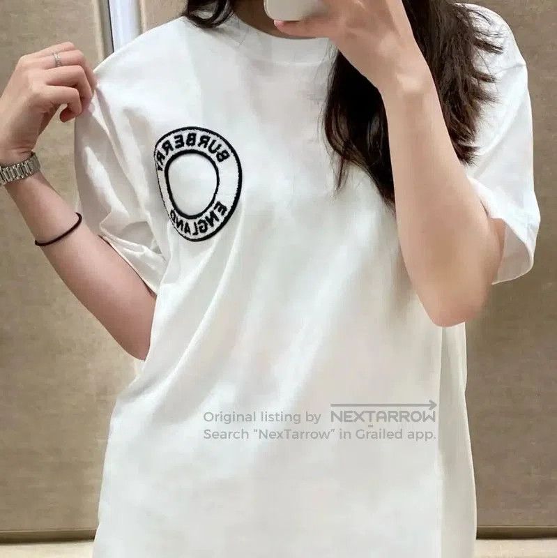 Burberry Burberry Men's White Logo Short Sleeve T. Size US XS / EU 42 / 0 - 7 Thumbnail